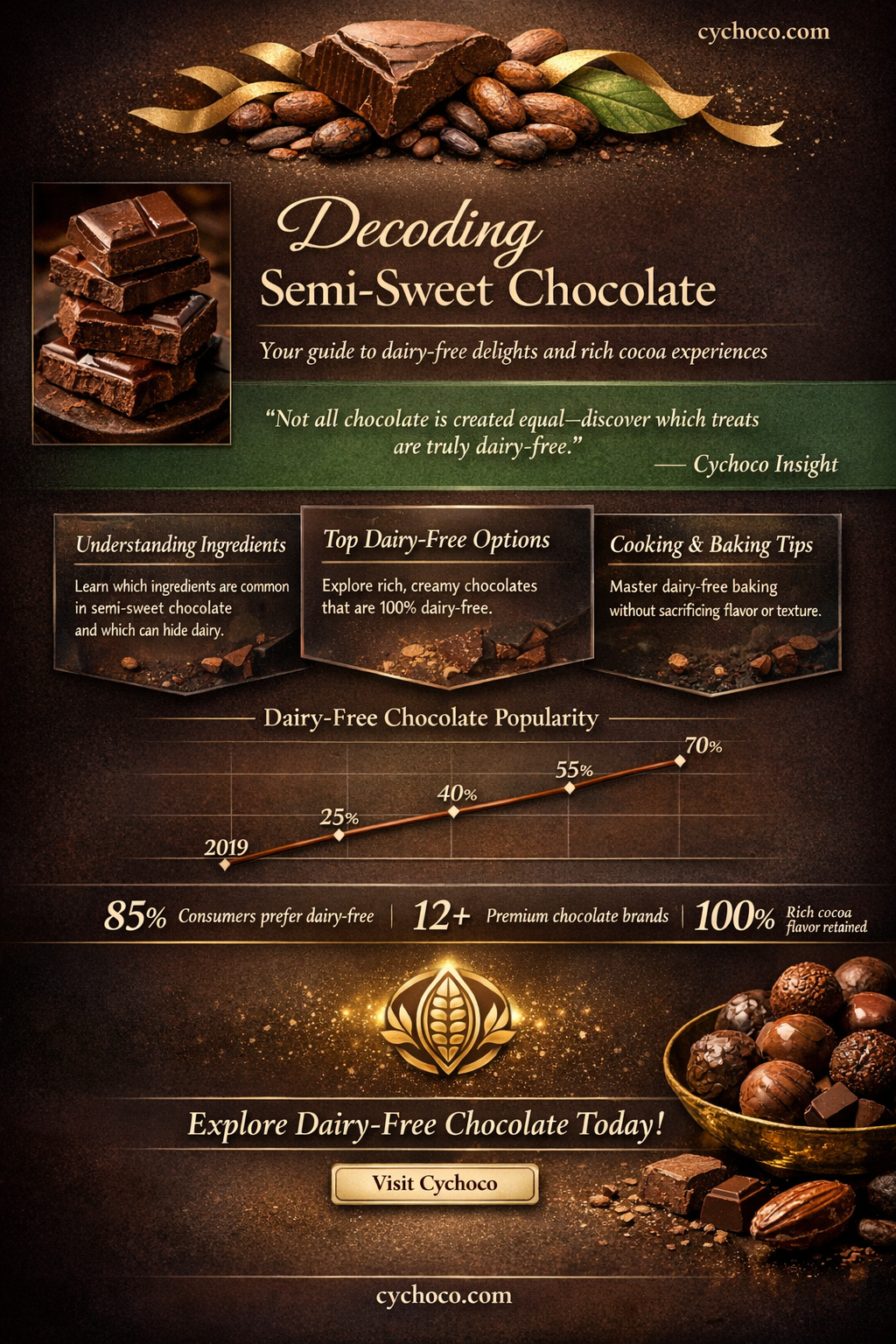 is semi sweet chocolate dairy free