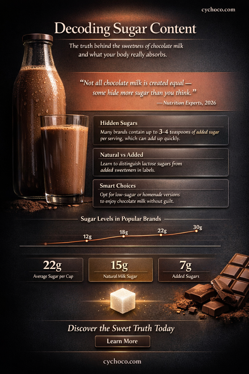 how much sugar chocolate milk