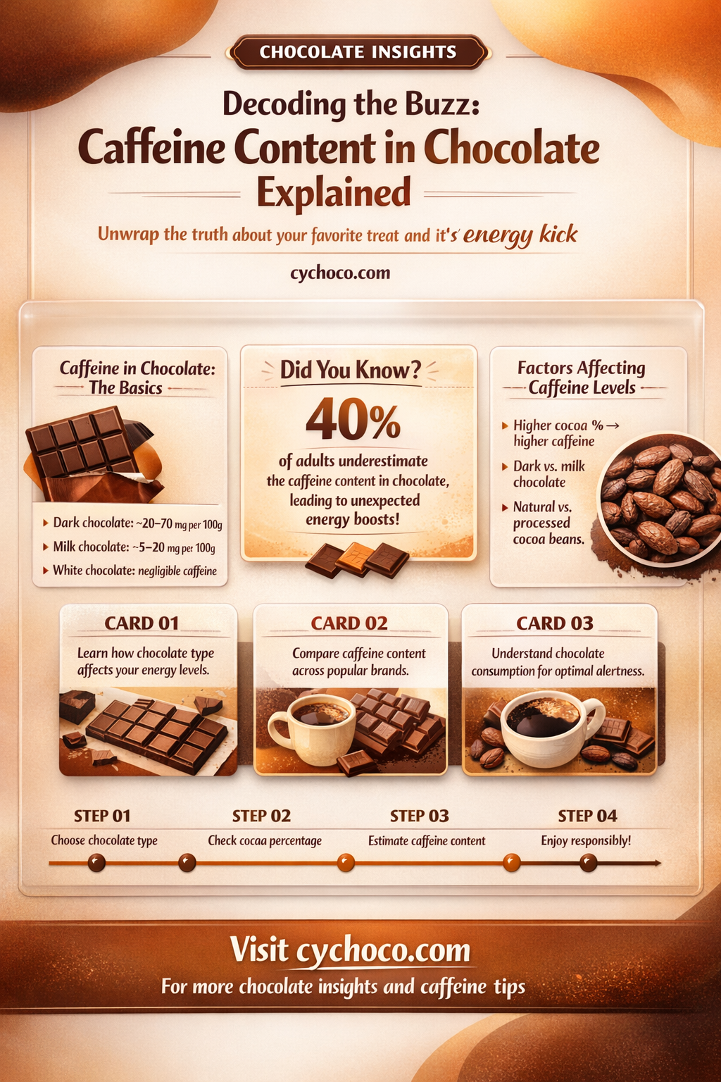 how much caffiene in chocolate