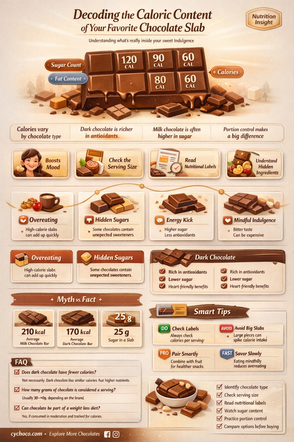 how many calories in a slab of chocolate