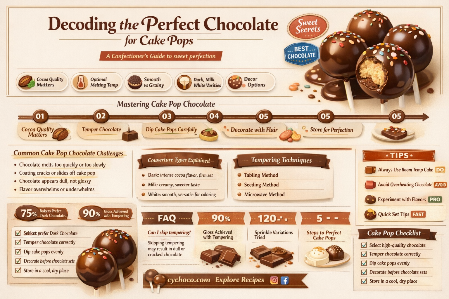 what chocolate to use for cake pops