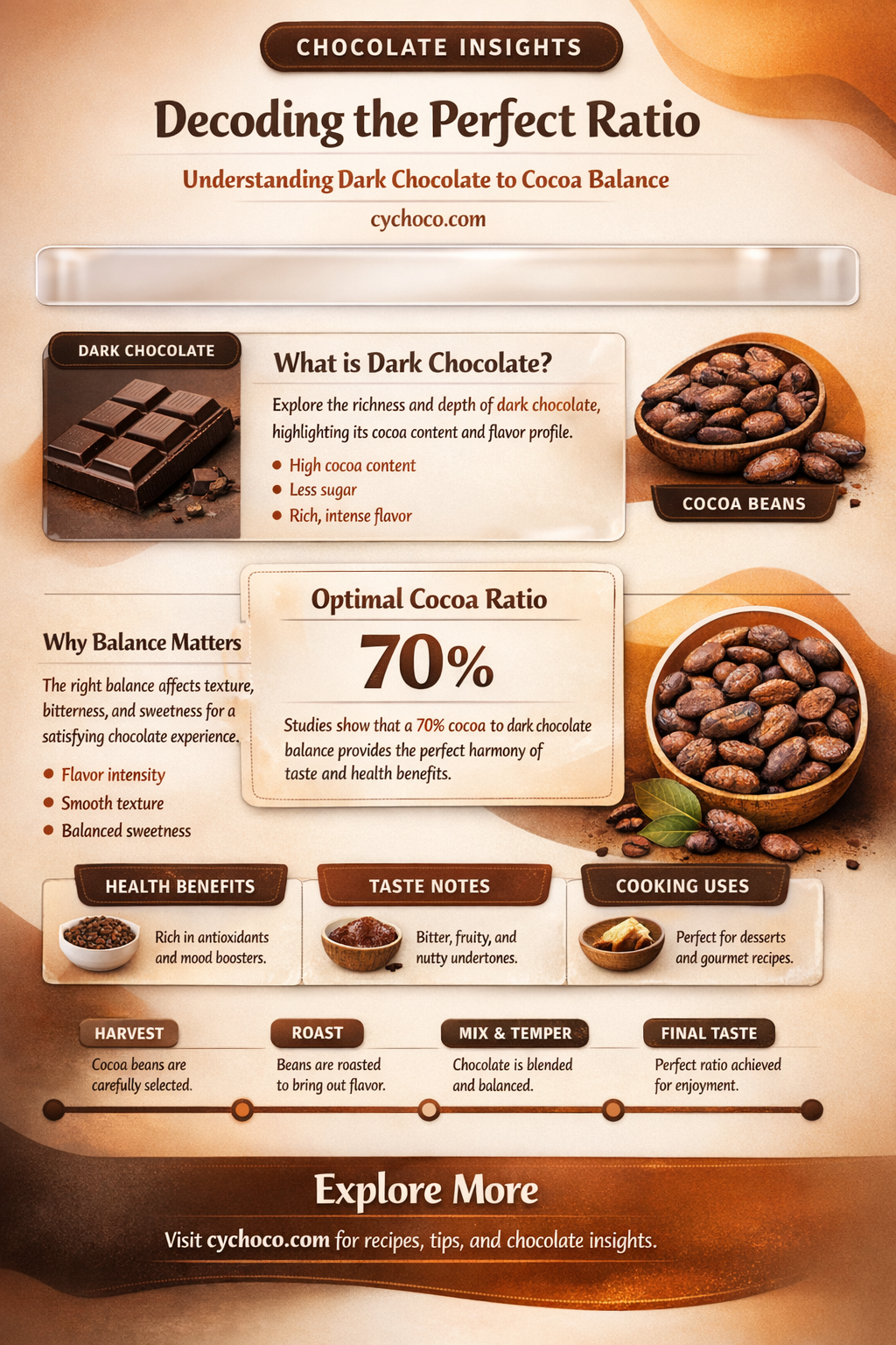 do you use the same amount of daek chocolate cocooa