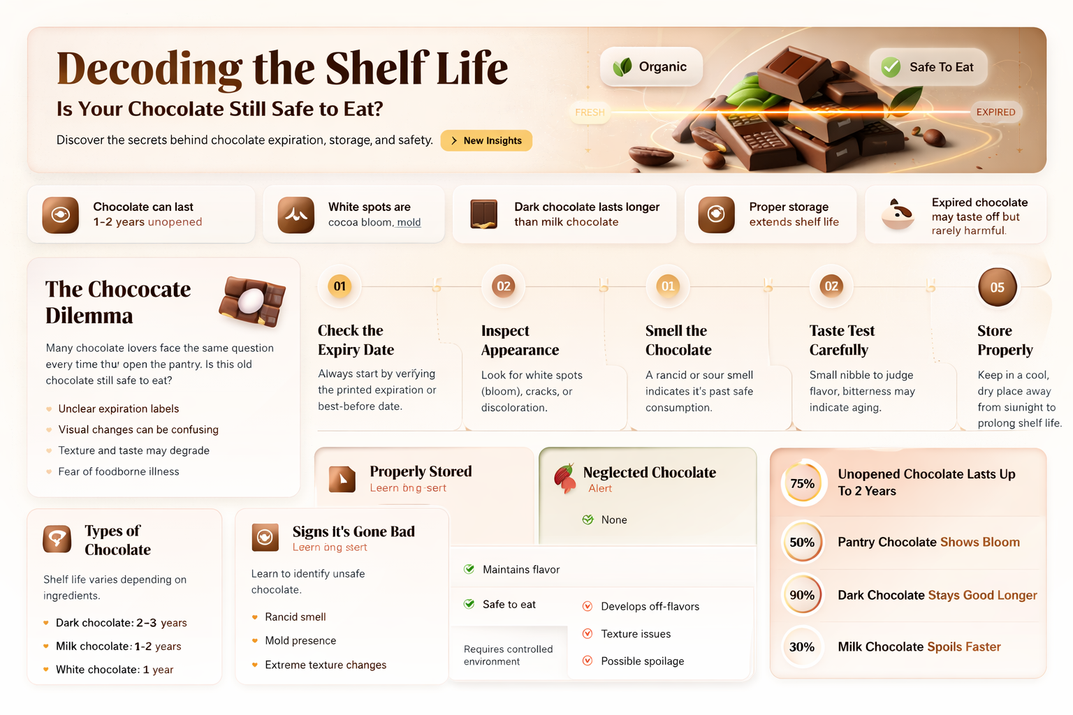 is old chocolate safe to eat
