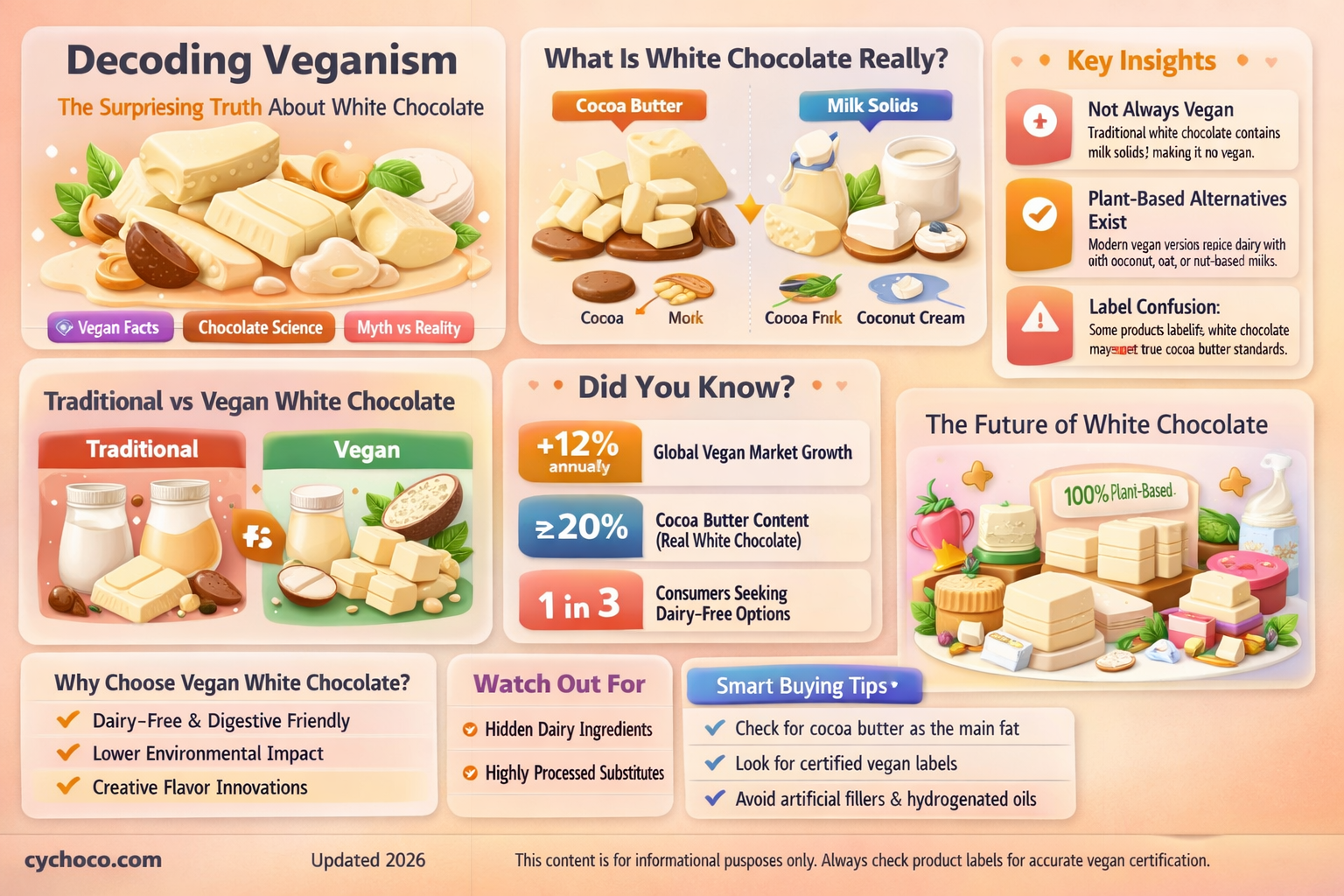 is white chocolate vegan