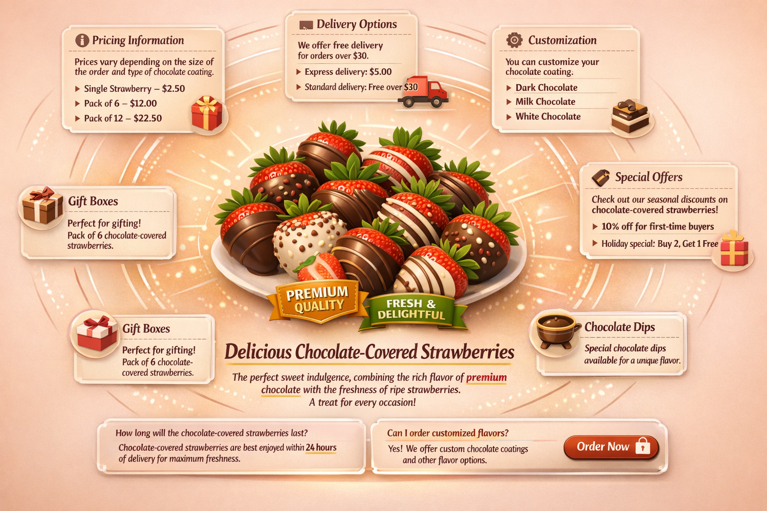how much is chocolate covered strawberries