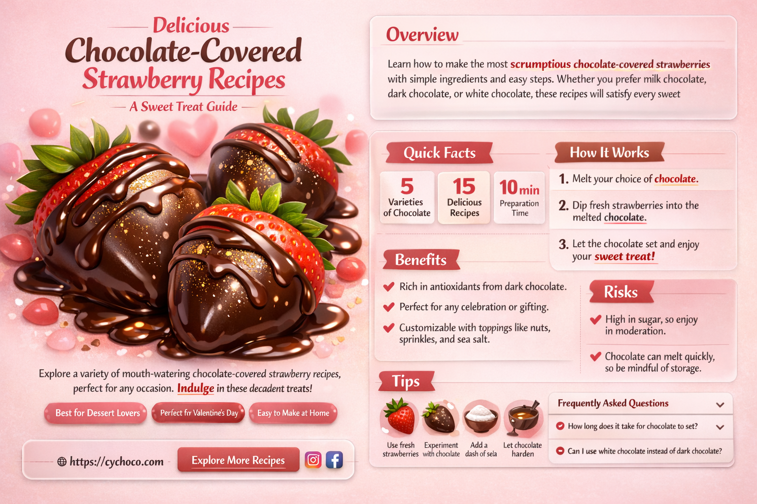 how to decorate chocolate covered strawbery recioes