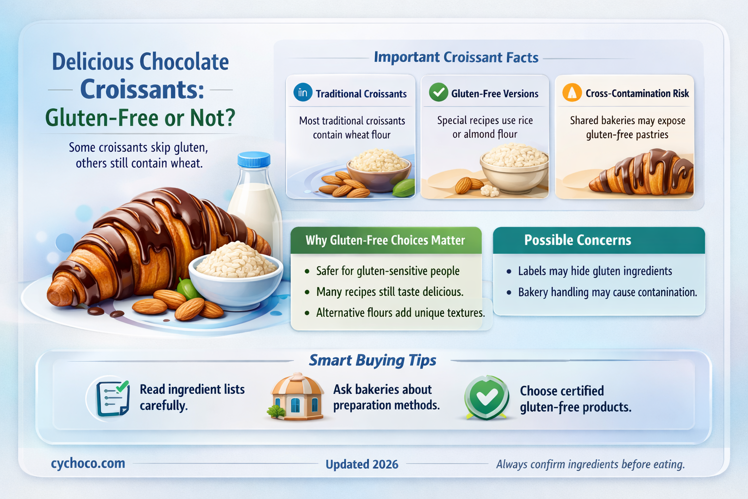 are chocolate croissants gluten free
