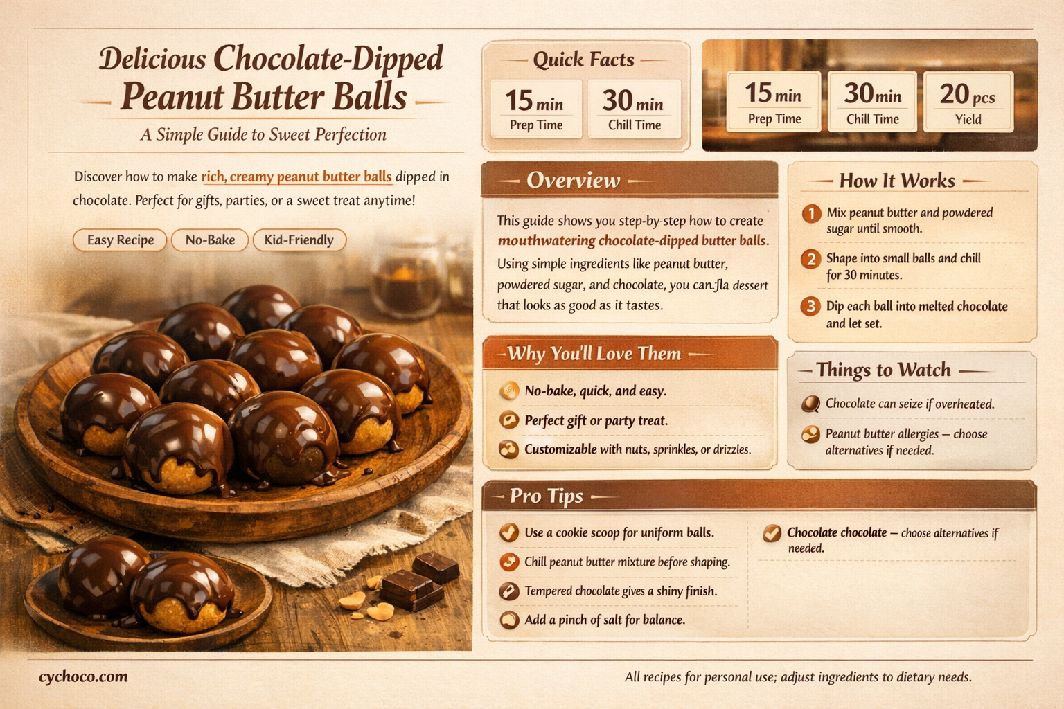 how to dip chocolate covered peanut butter balls