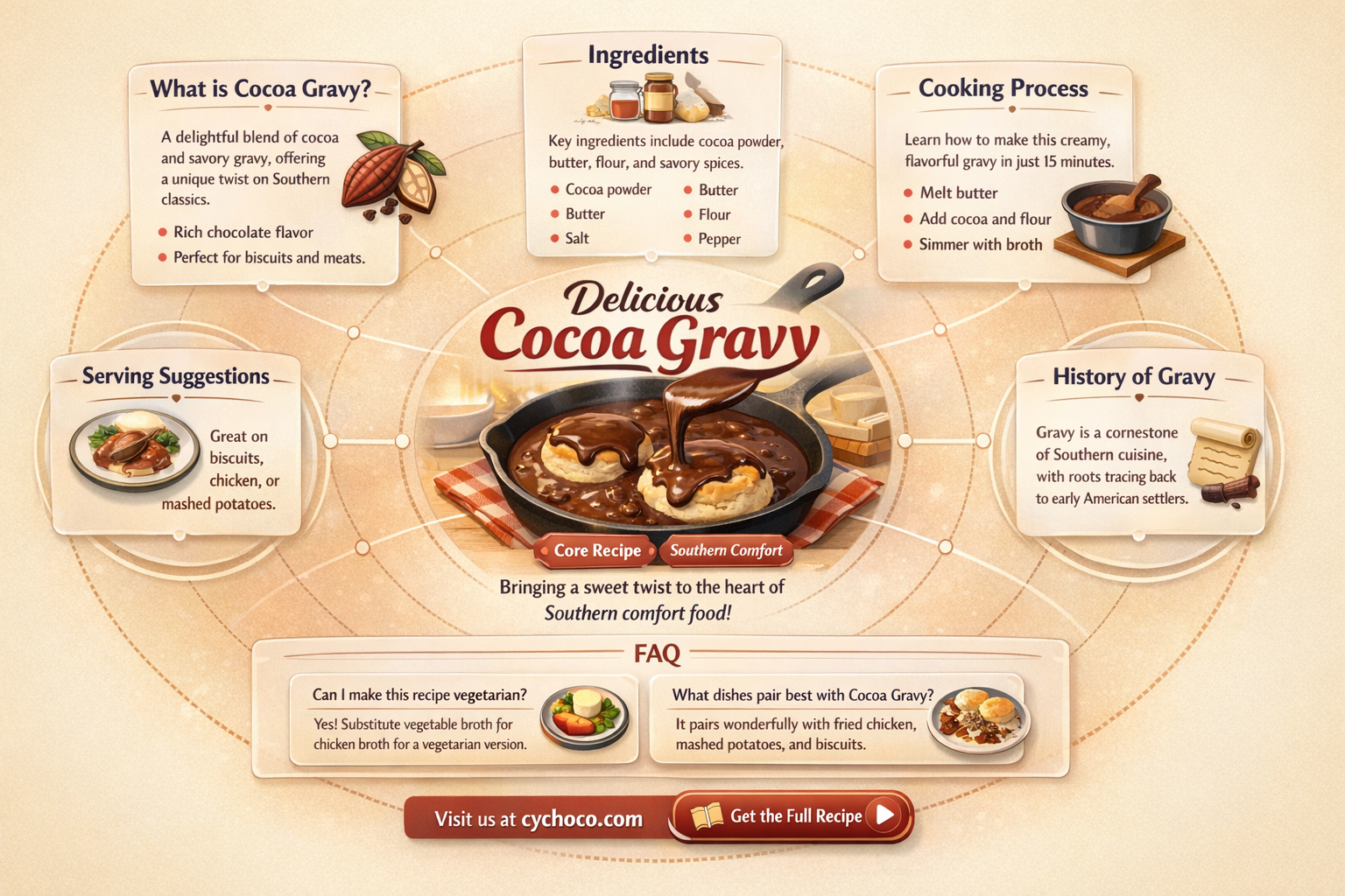 how to make cocoa gravy