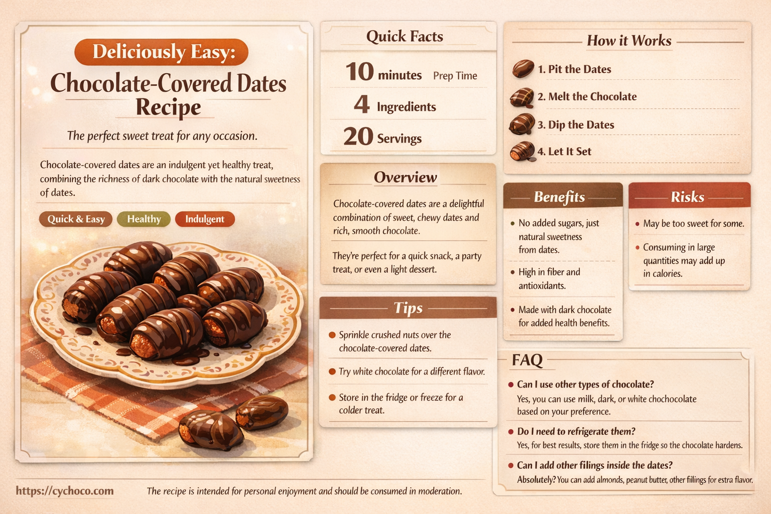 how to make chocolate covered dates