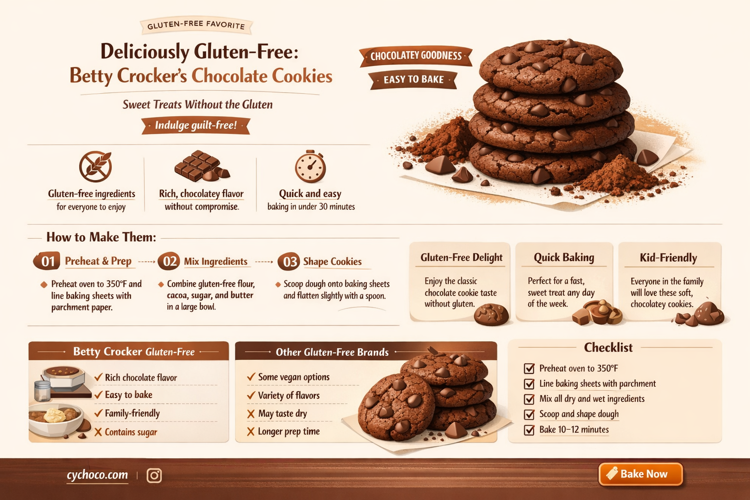are betty crocker gluten free chocolate cookies gluten free