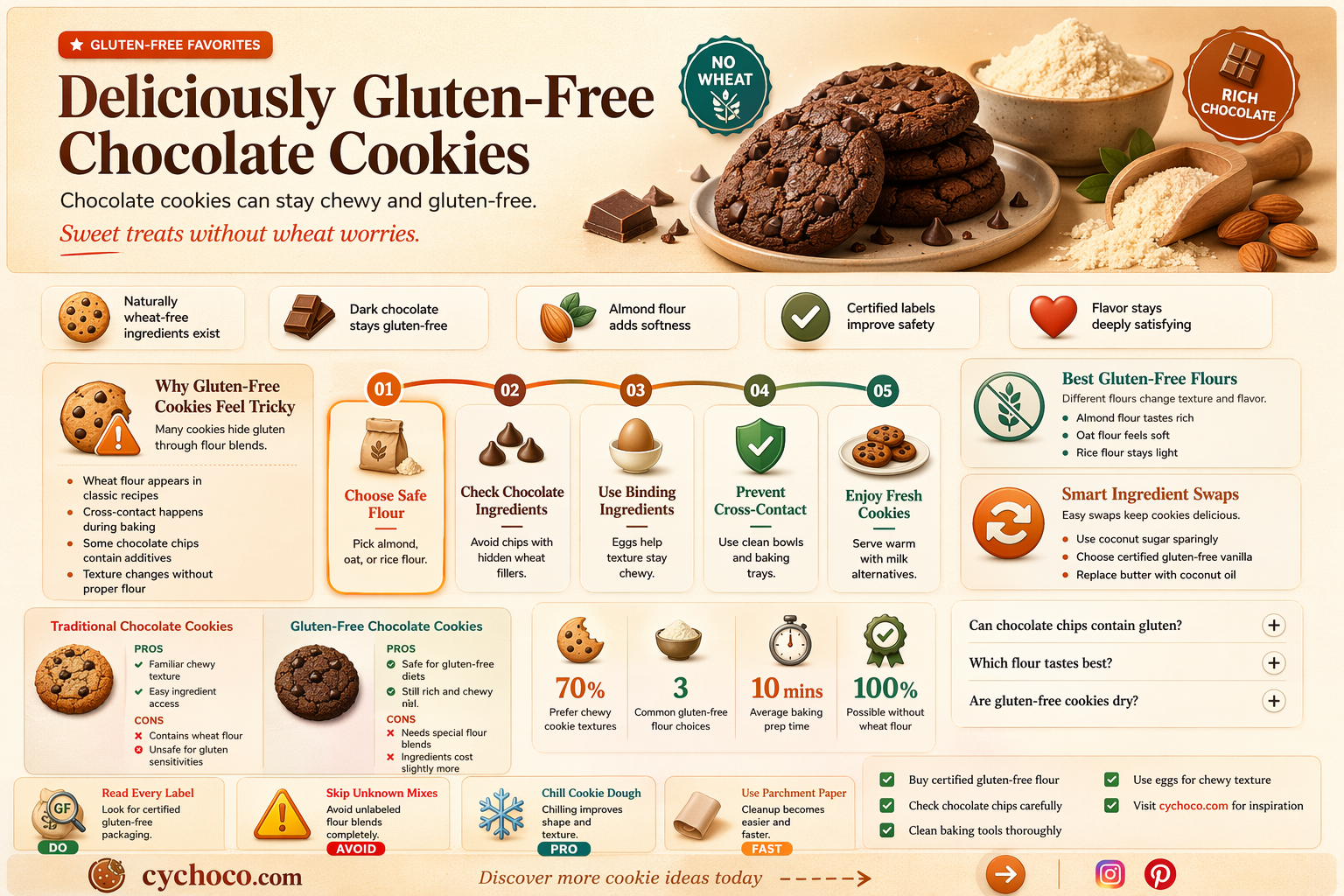 are chocolate cookies gluten free