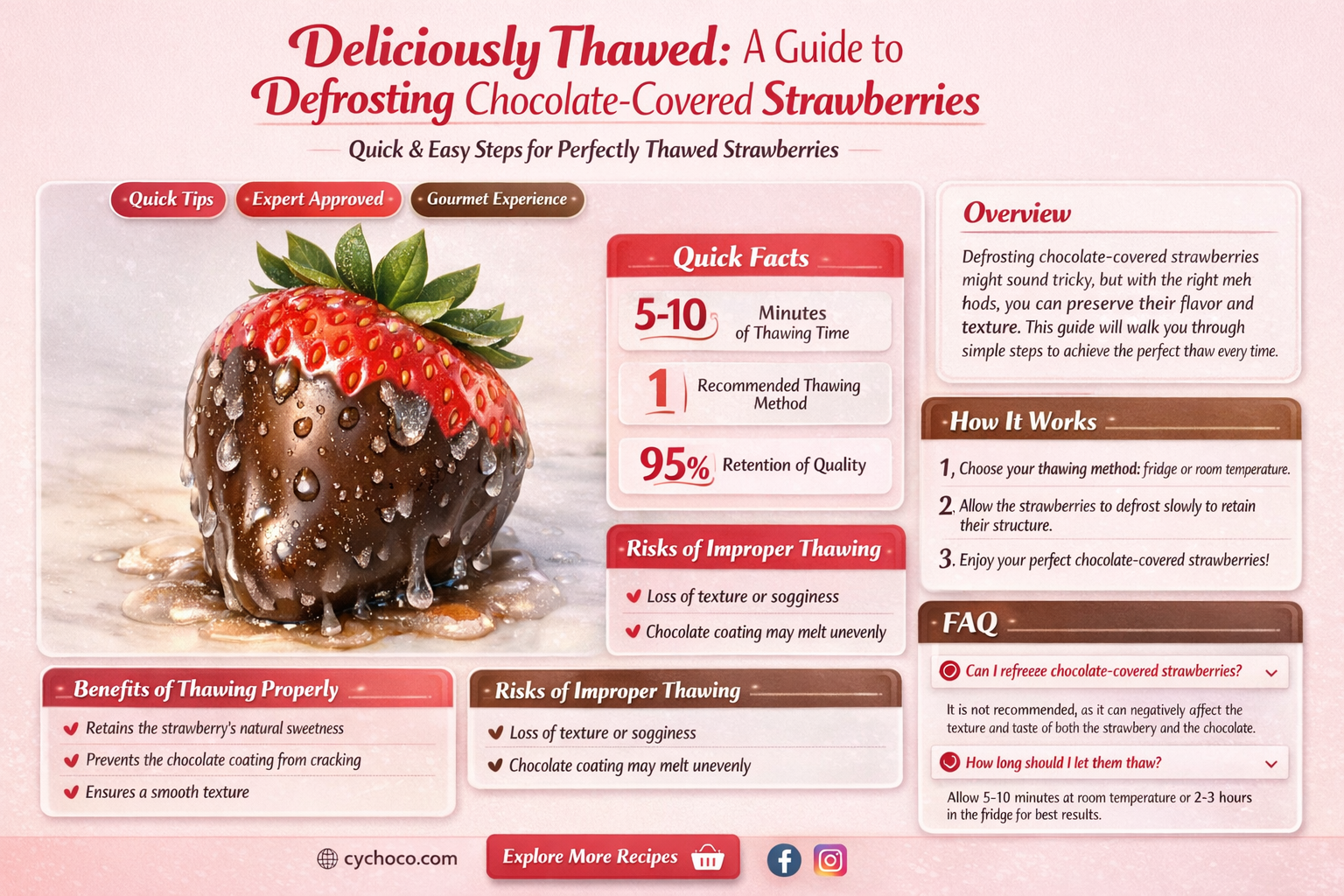 how to defrost chocolate covered strawberries