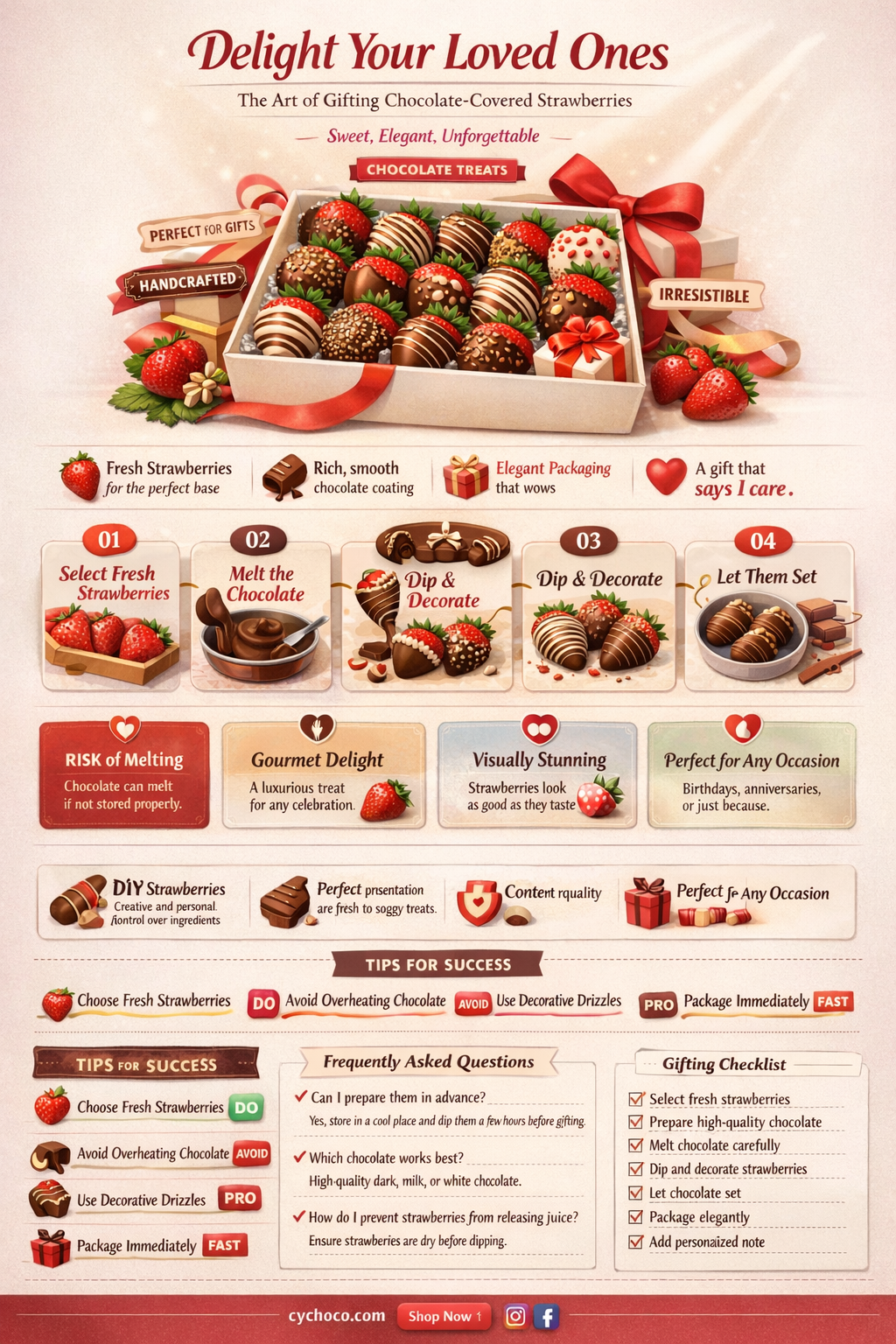 how to gift chocolate covered strawberries