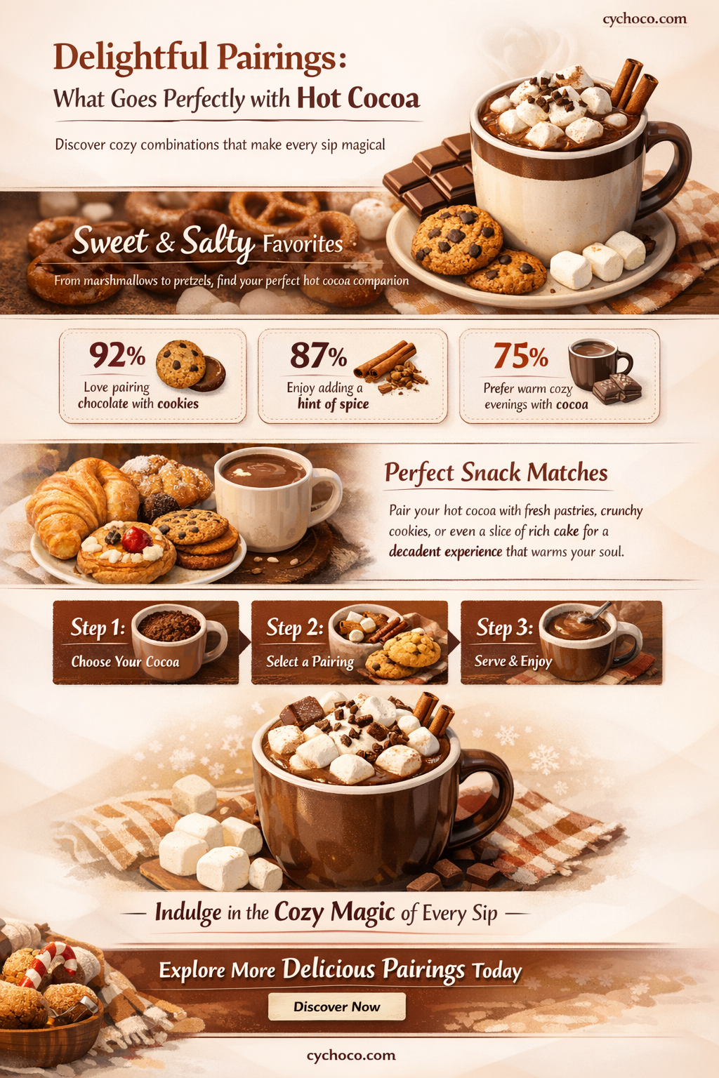 what goes with hot cocoa