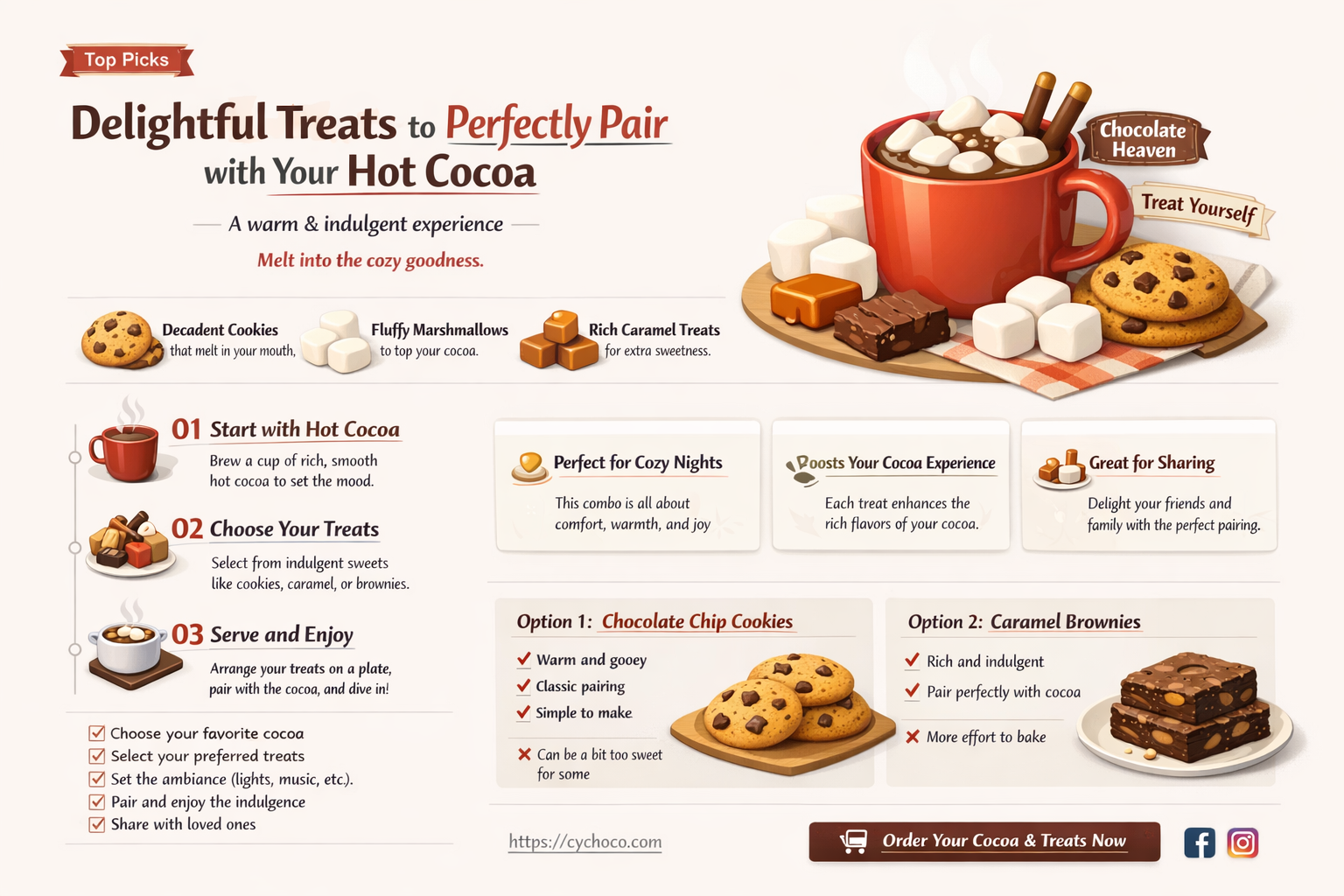 what pairs well with hot cocoa