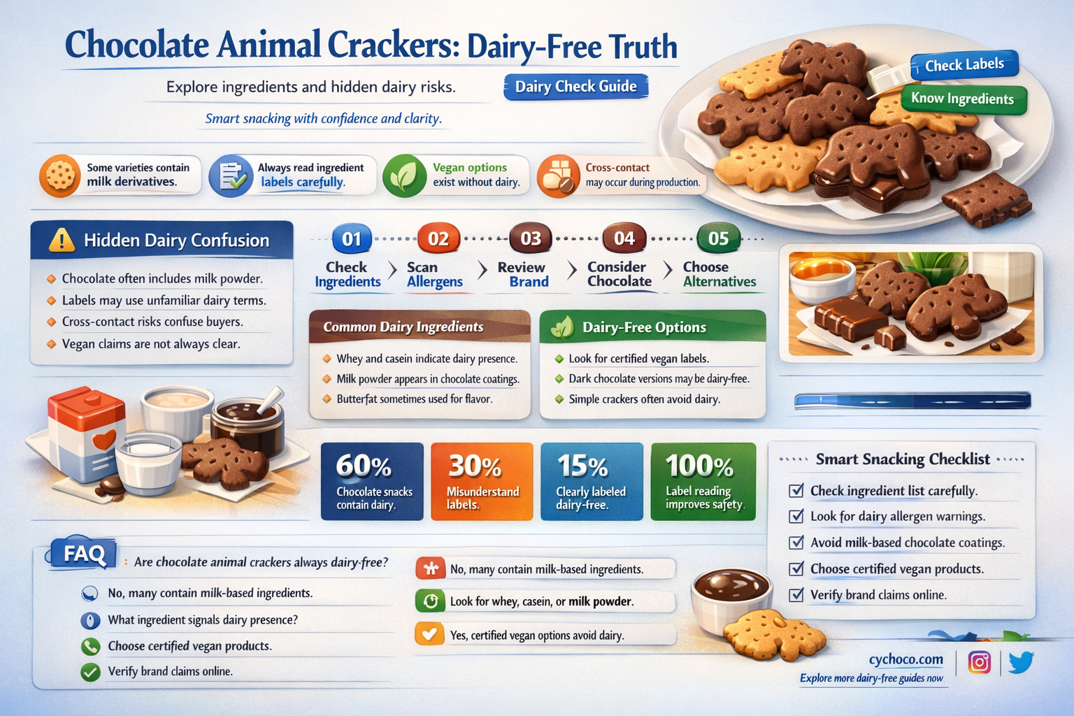 are chocolate animal crackers dairy free