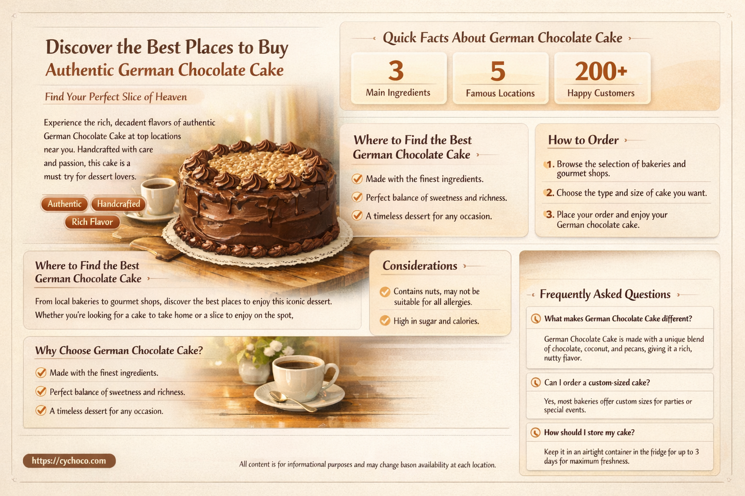 where to buy a german chocolate cake