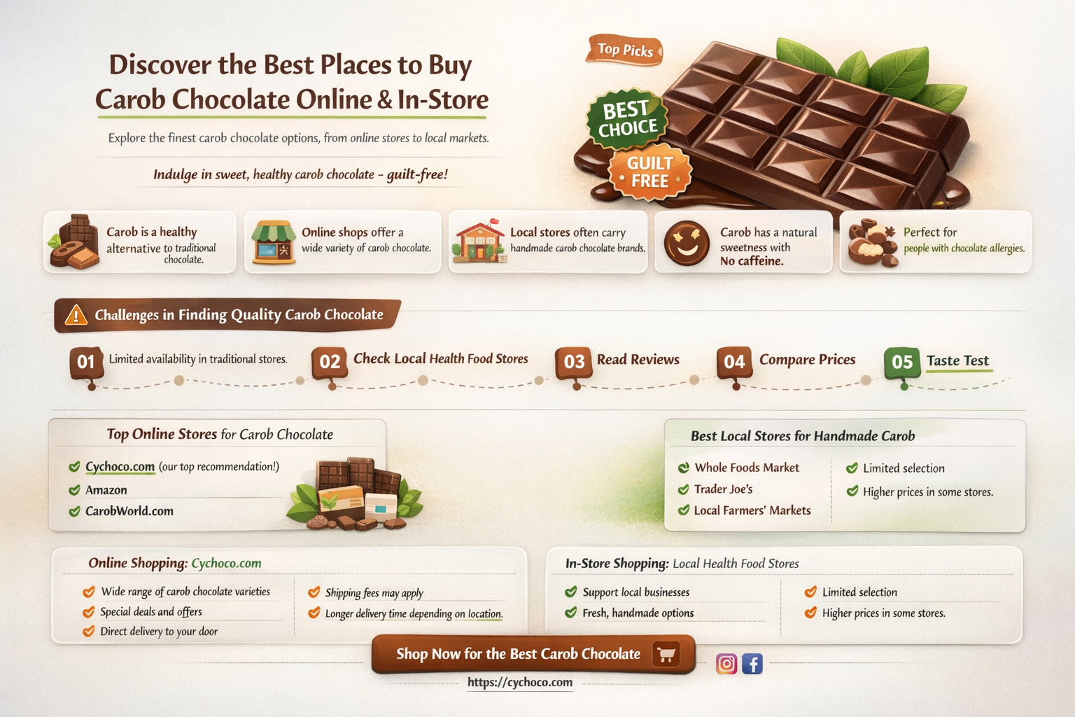 where to buy carob chocolate