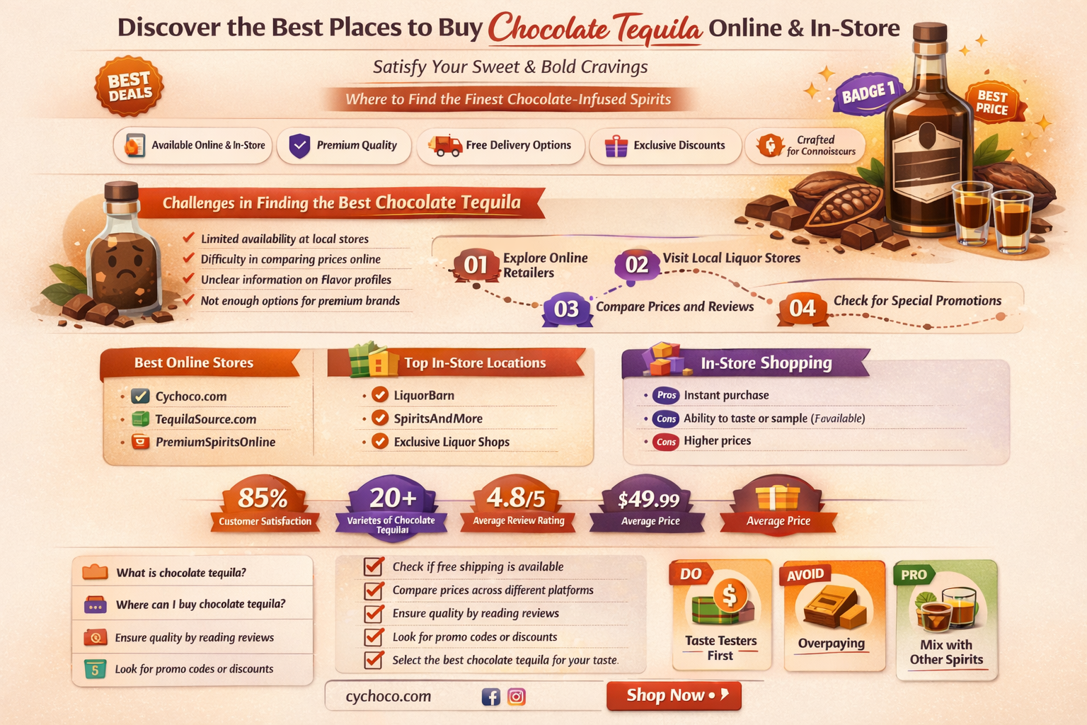 where to buy chocolate tequila