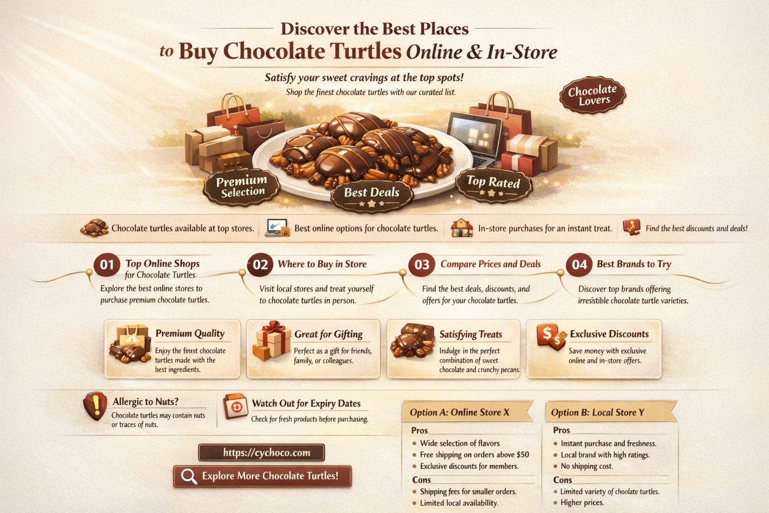 where to buy chocolate turtles