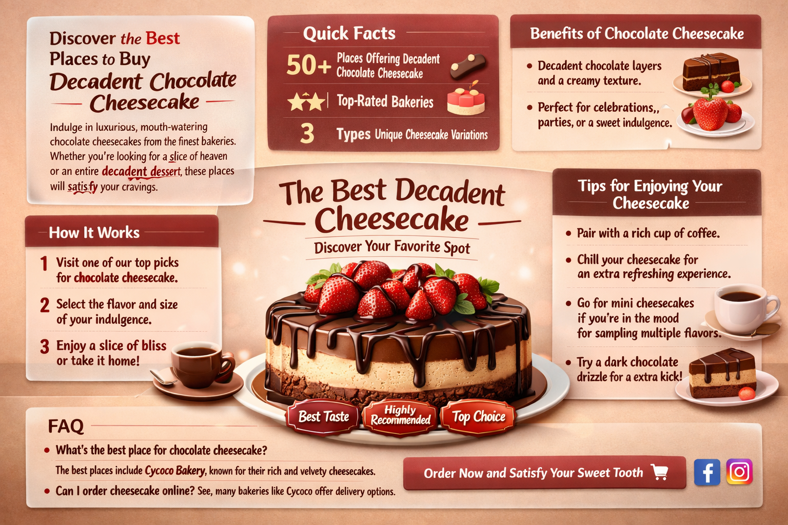 where to buy chocolate cheesecake