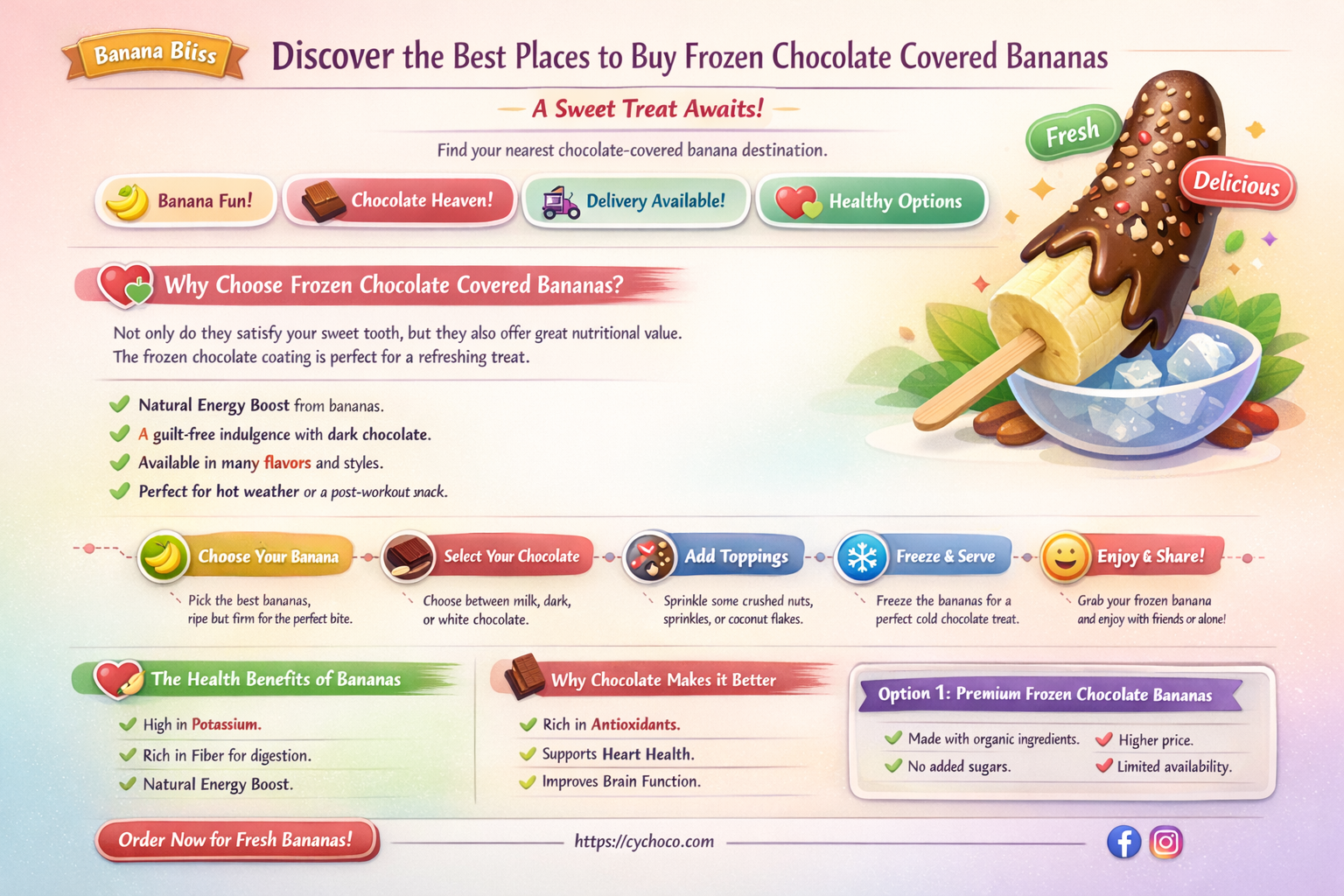 where to buy frozen chocolate covered bananas