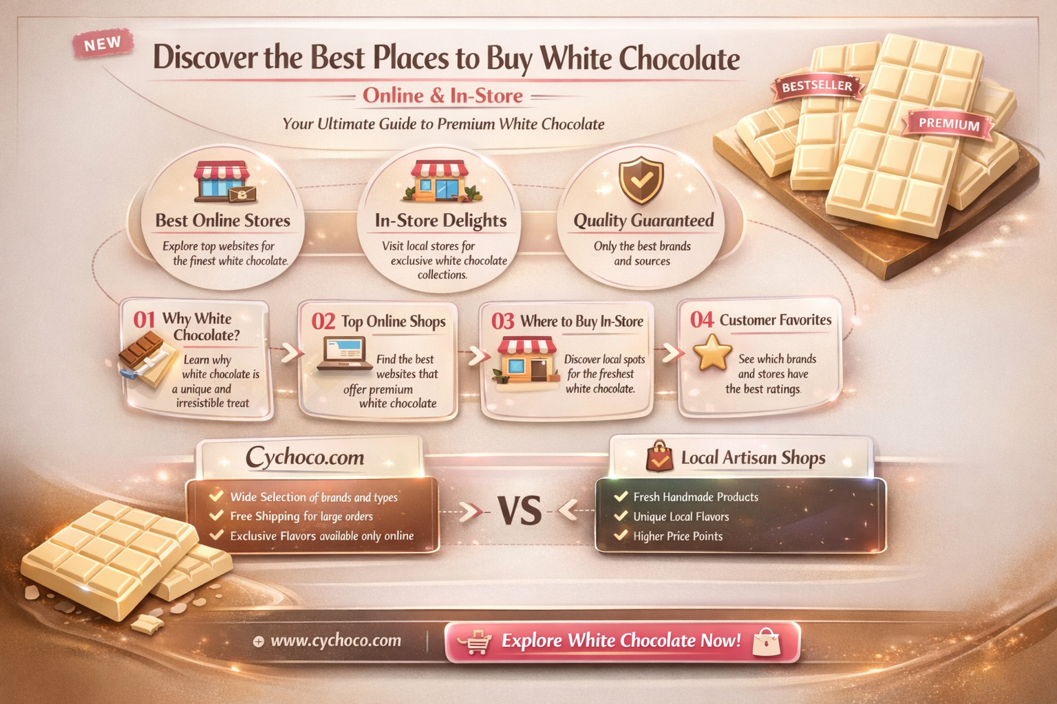 where to buy white chocolate