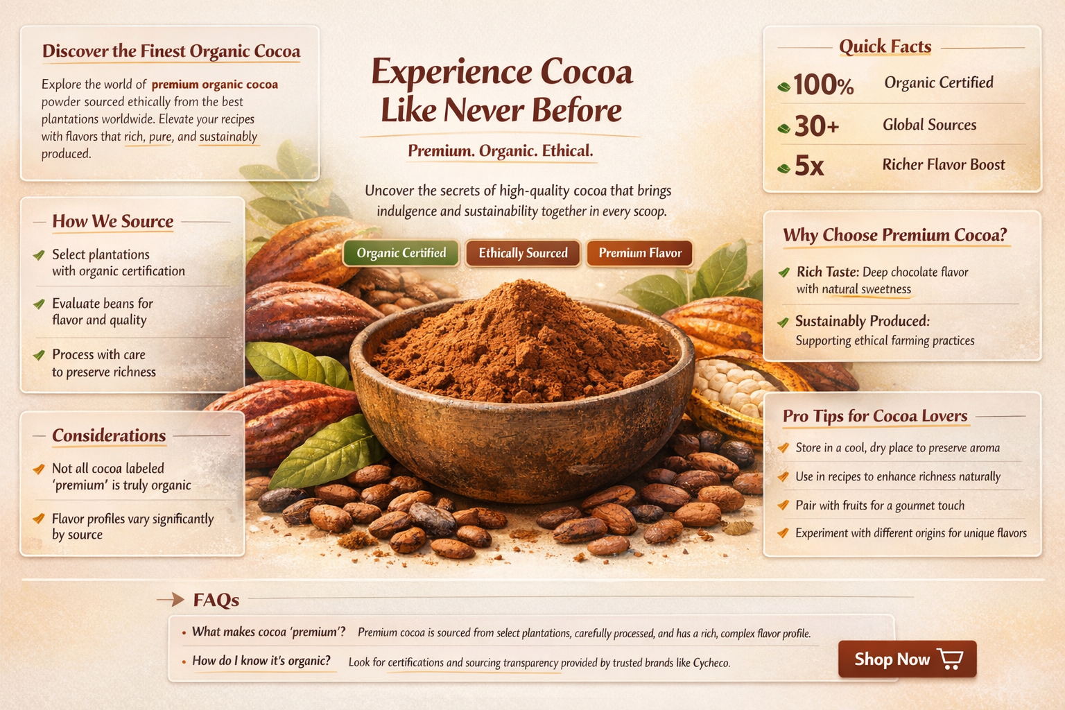 where to buy organic cocoa powder