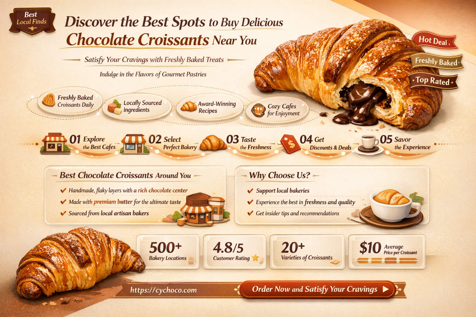 where to buy chocolate croissant