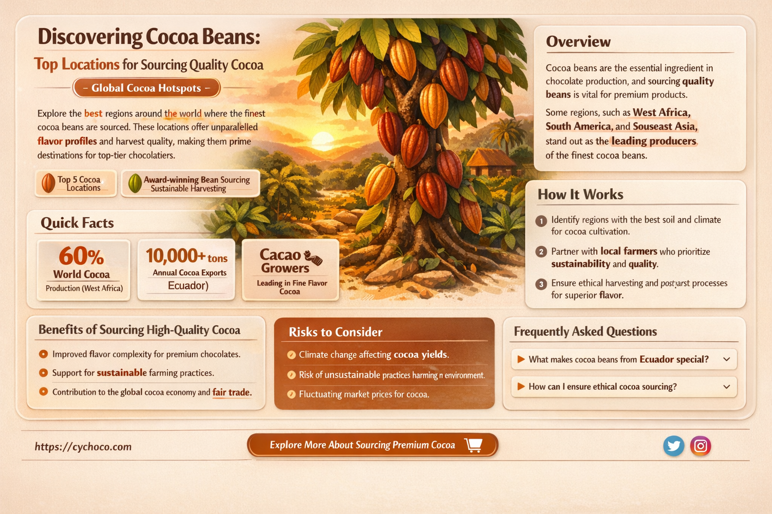 where to find cocoa beans