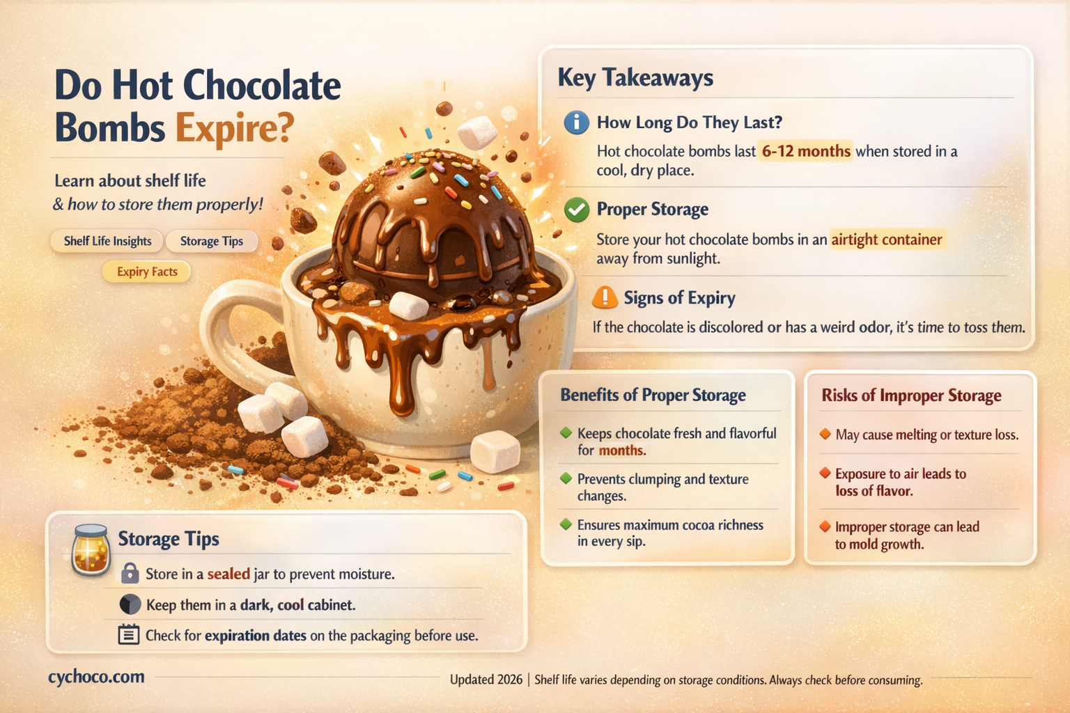 do hot chocolate bombs expire