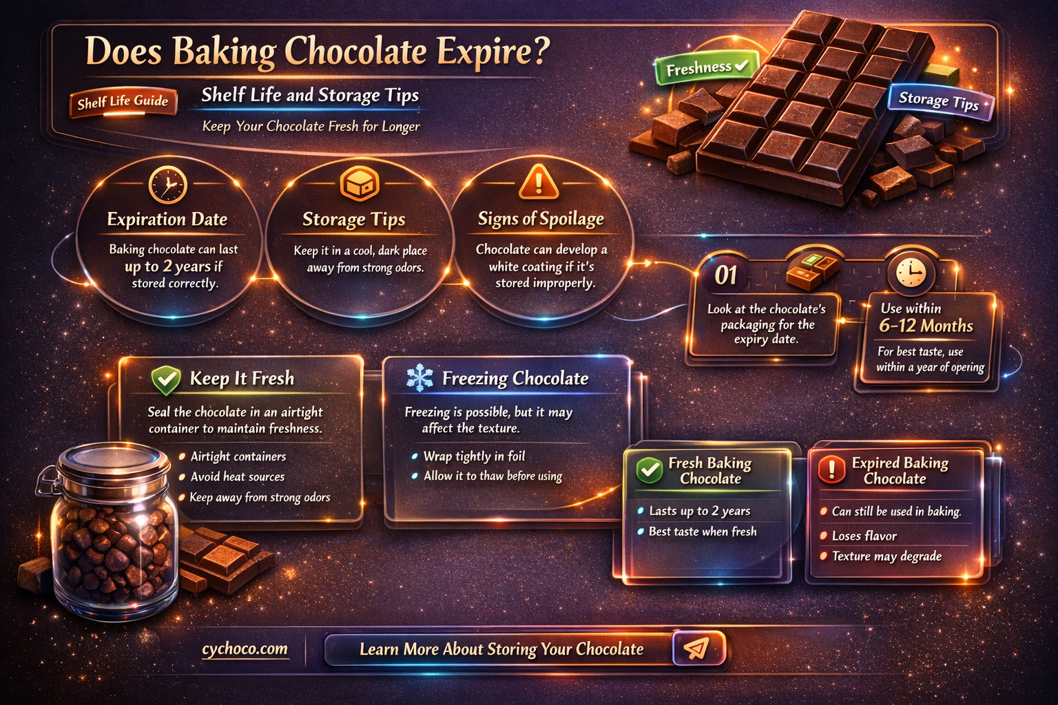 does baking chocolate go bad