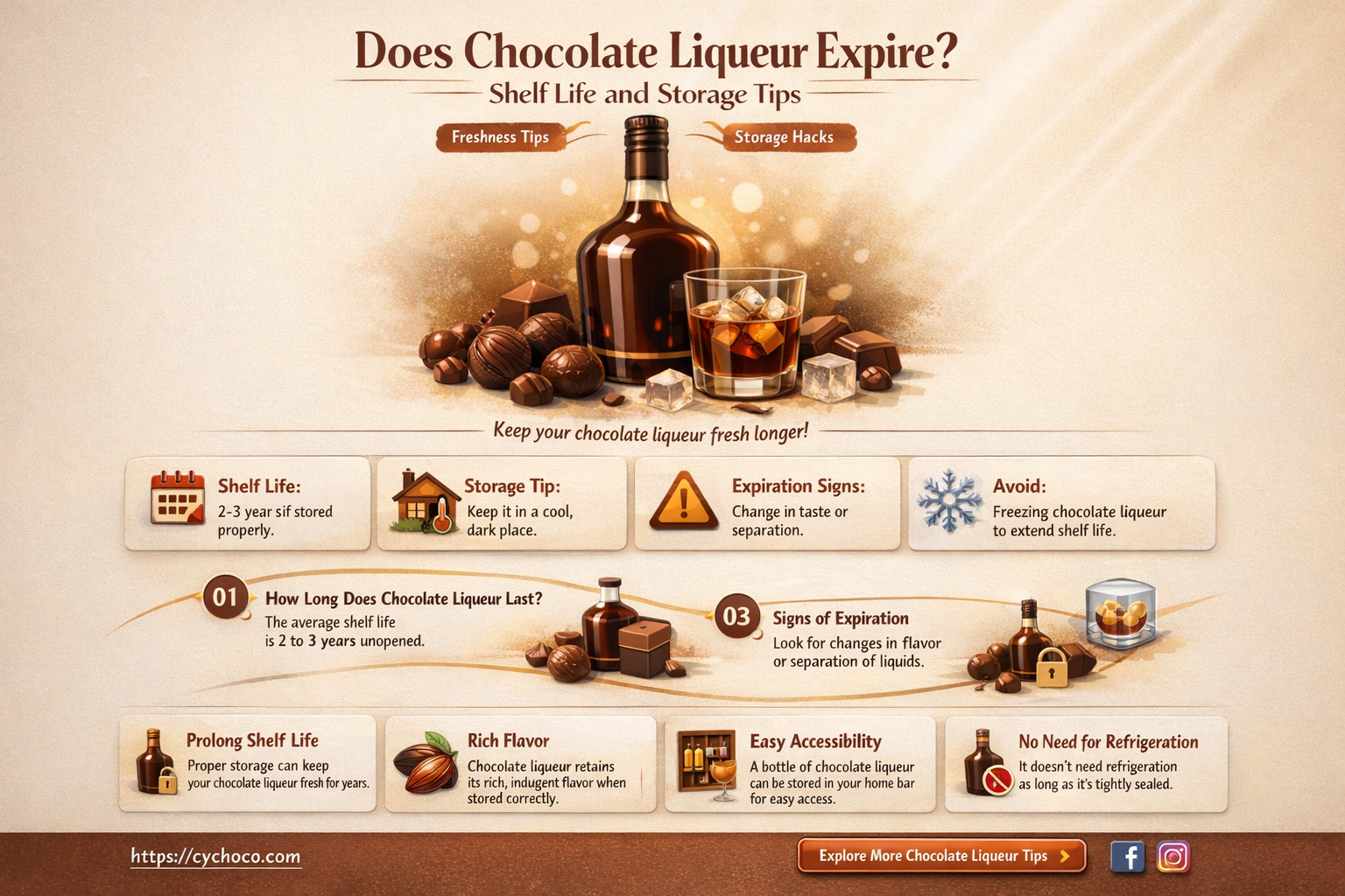 does chocolate liqueur go bad