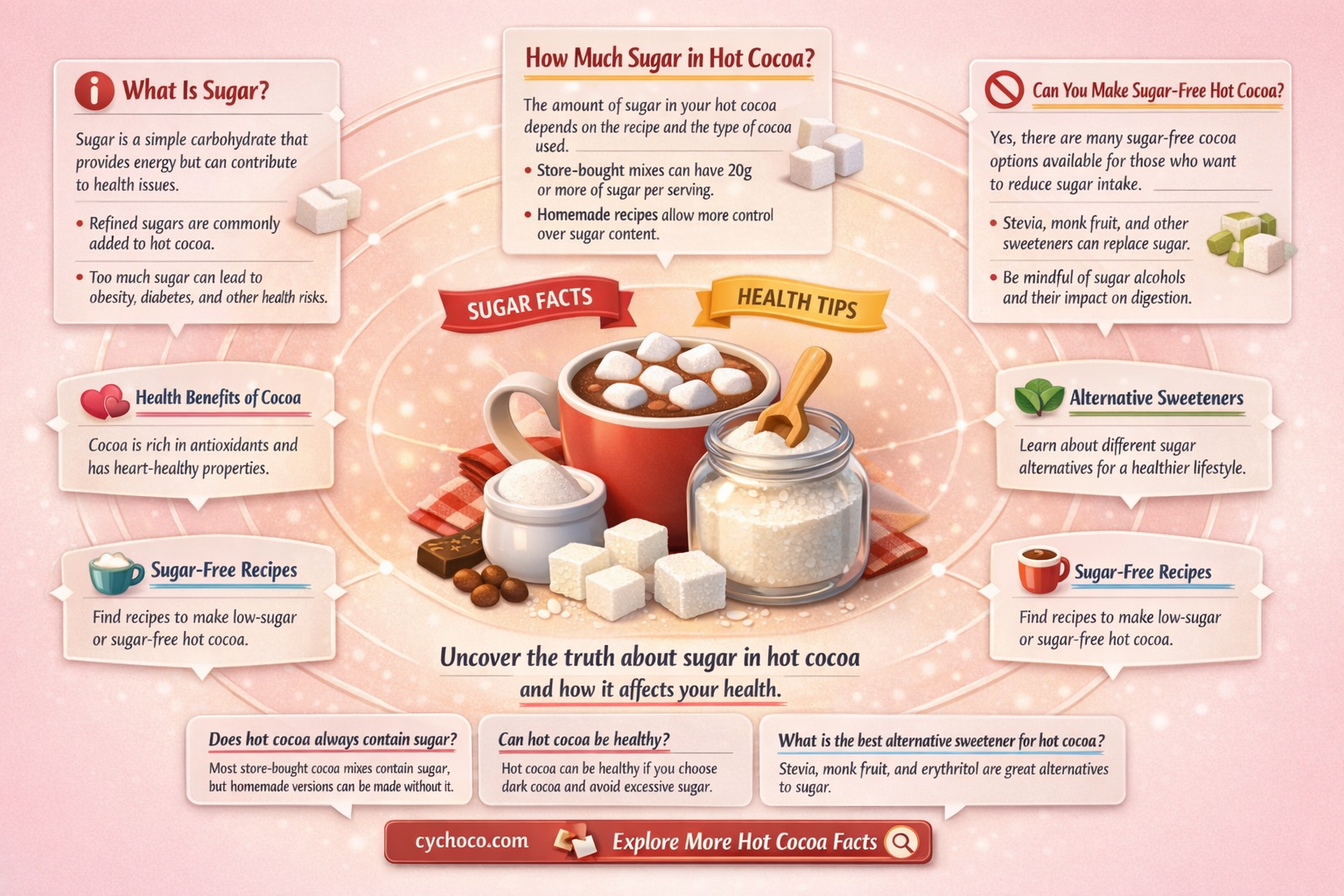 does hot cocoa have sugar