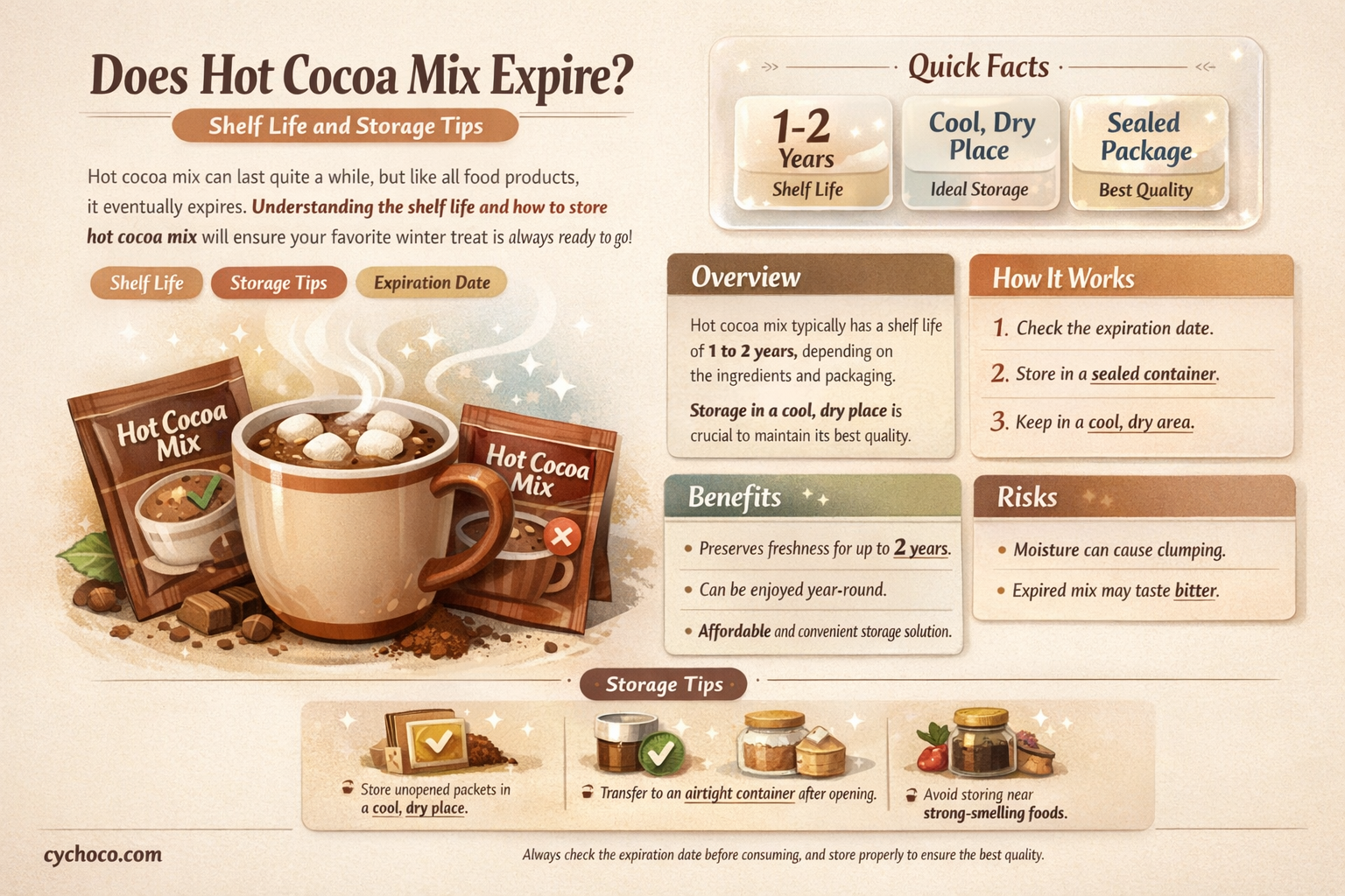 does hot cocoa mix go bad