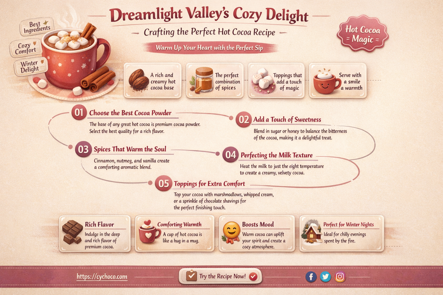 how to make hot cocoa in dreamlight valley