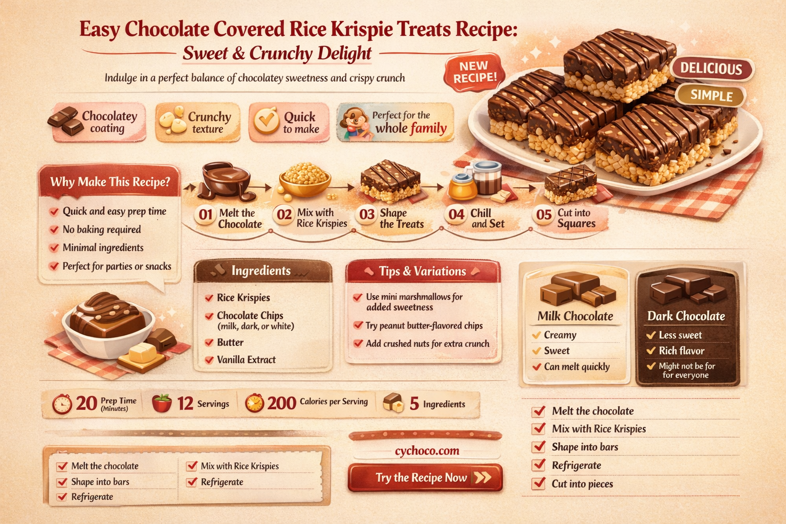 how to chocolate covered rice krispie treats