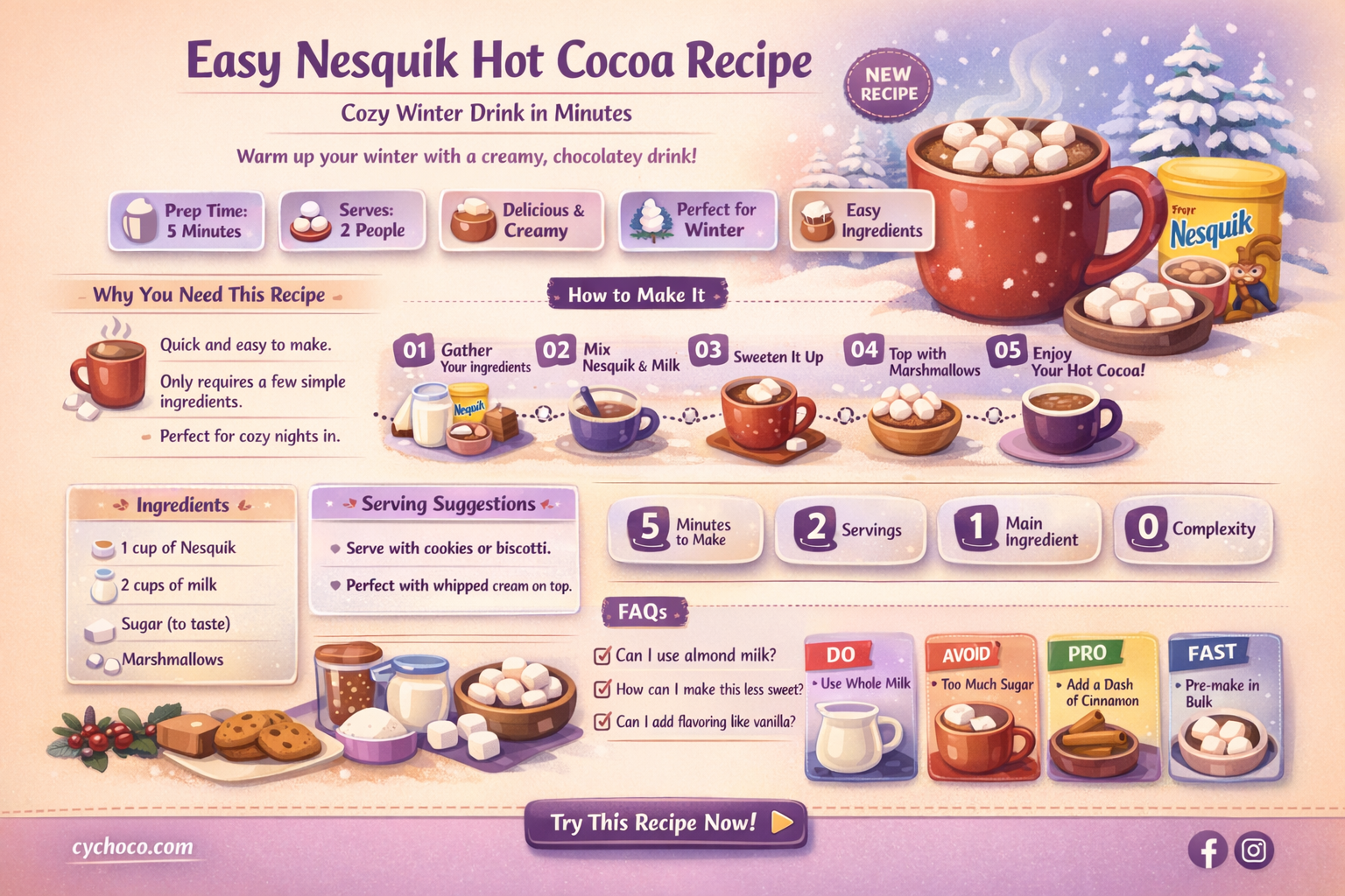 how to make hot cocoa with nesquik