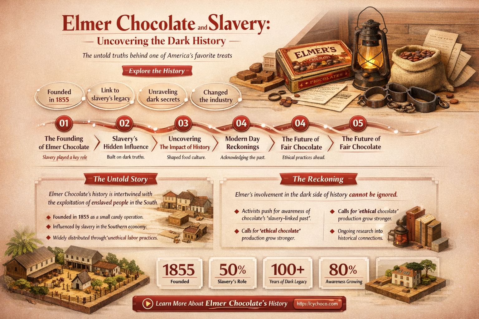 did elmer chocolate use slaves