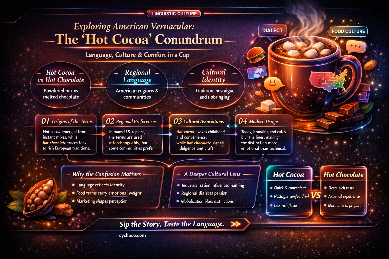 does anyone in the us say hot cocoa