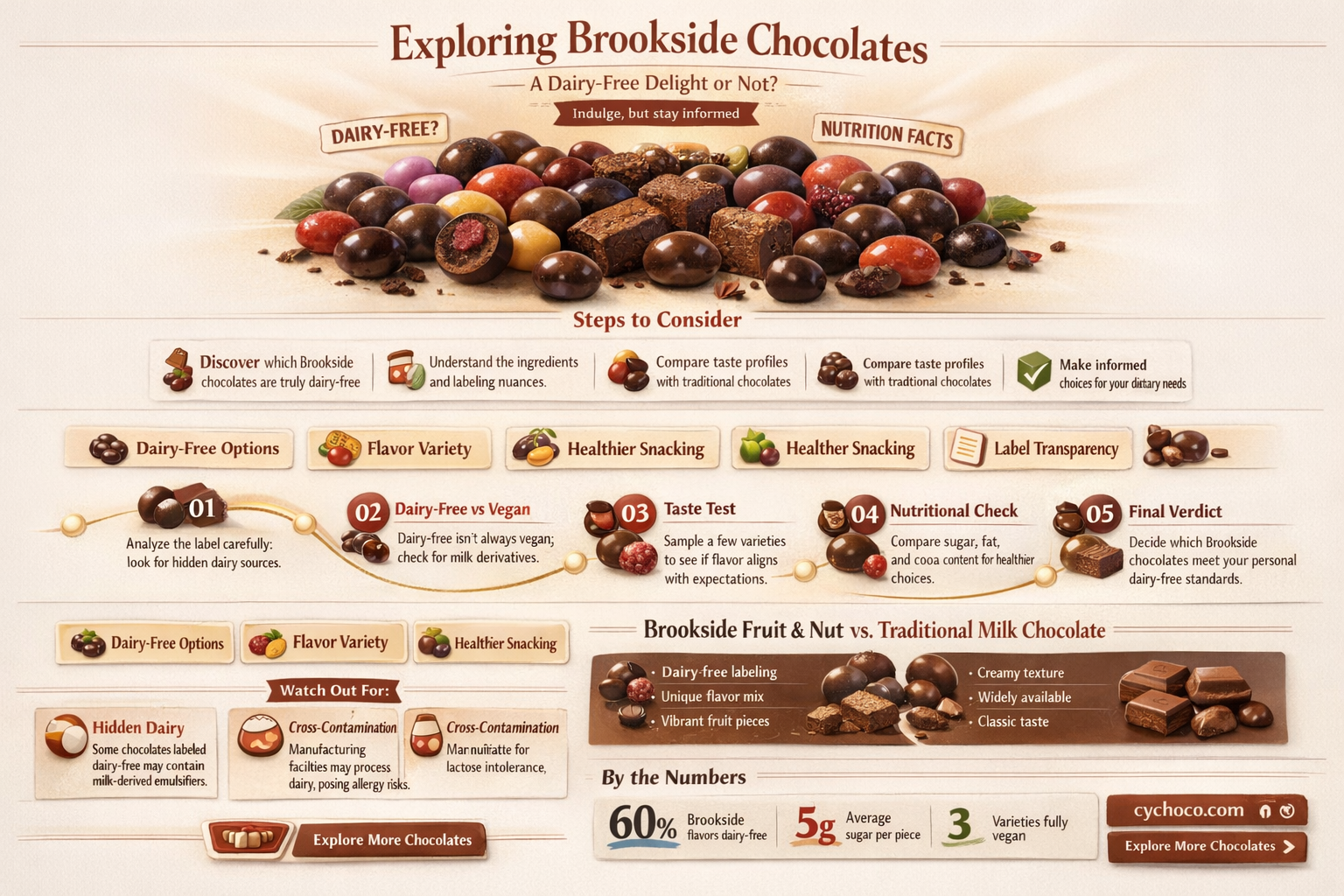 are brookside chocolates dairy free