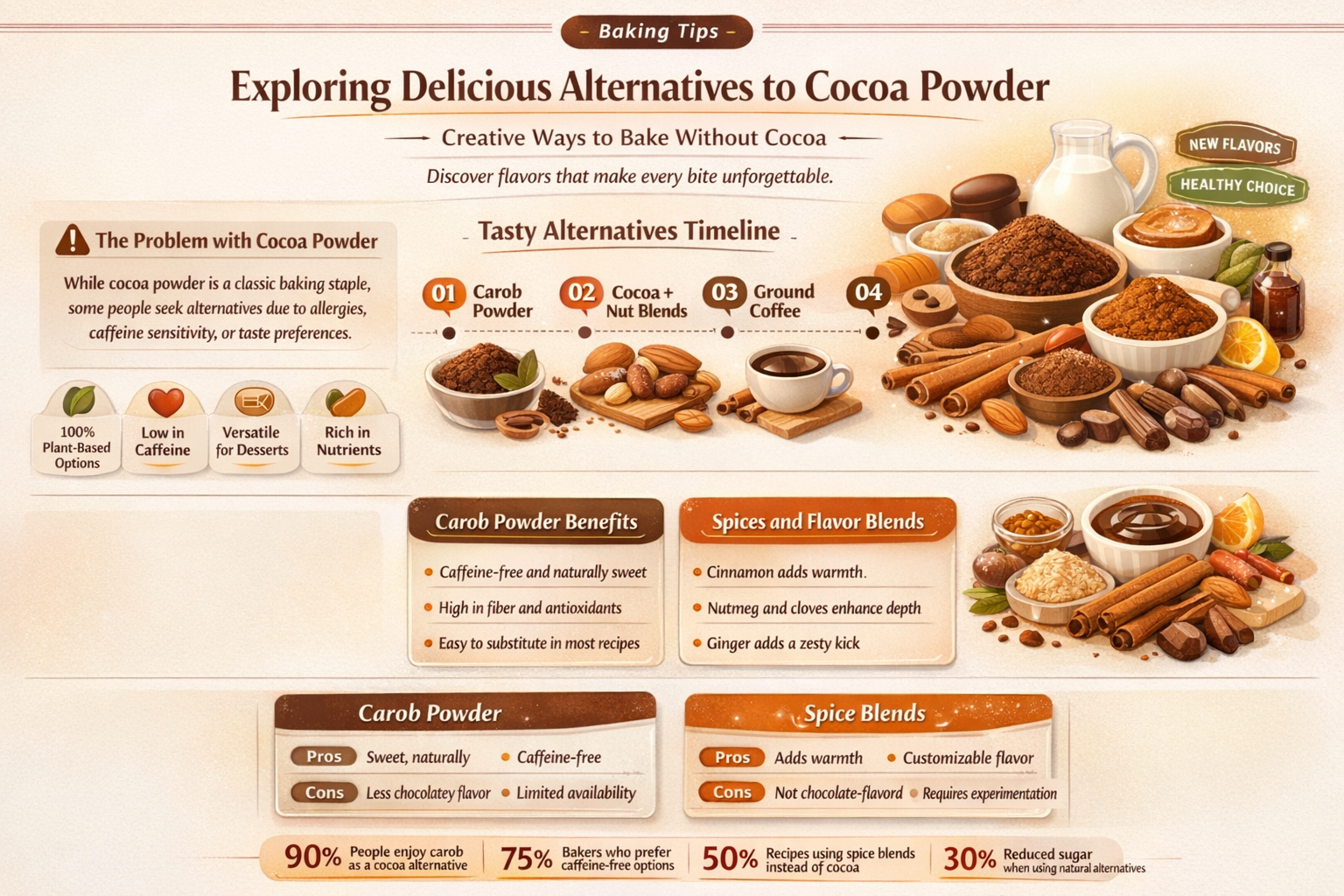 what can replace cocoa powder