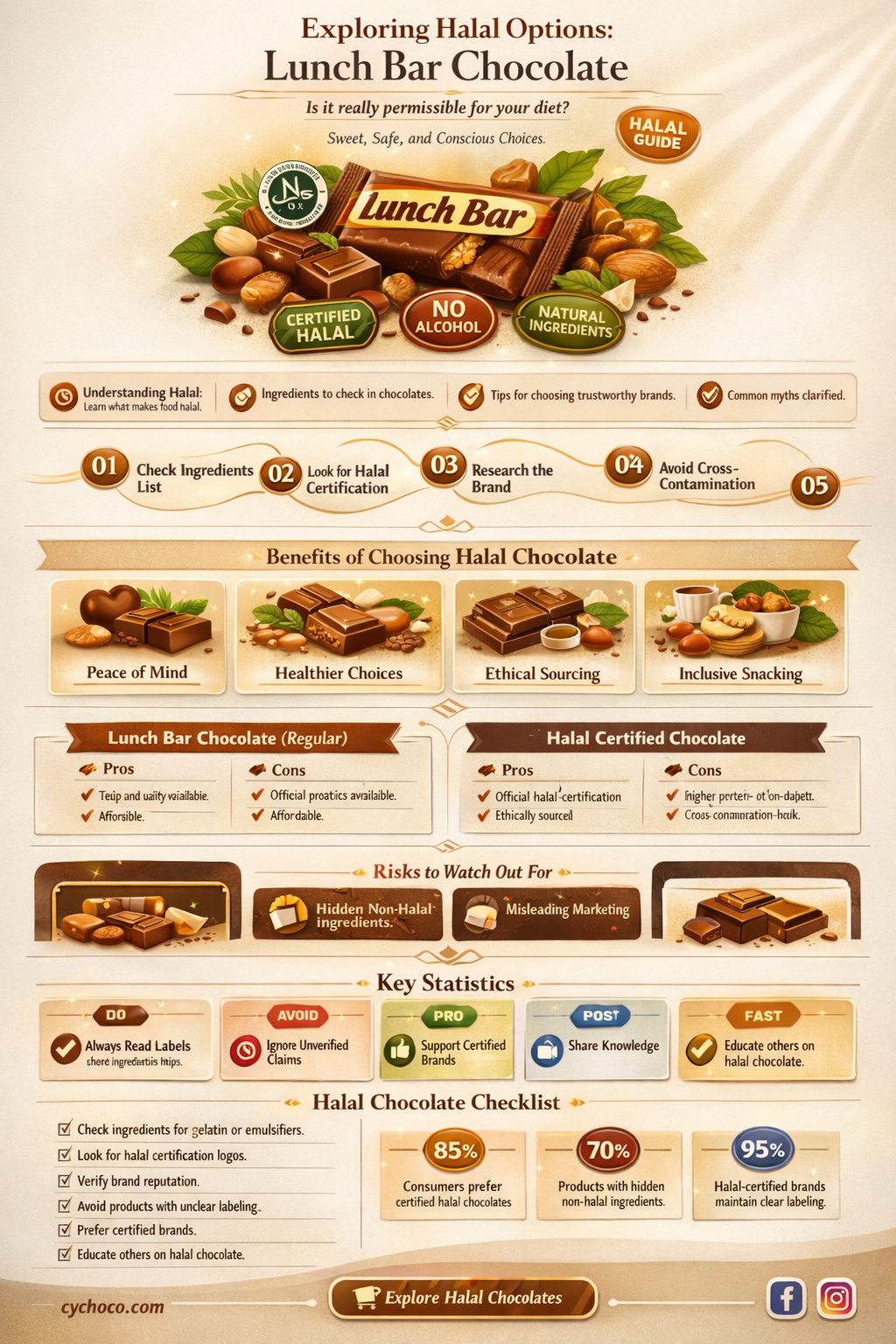 is lunch bar chocolate halal