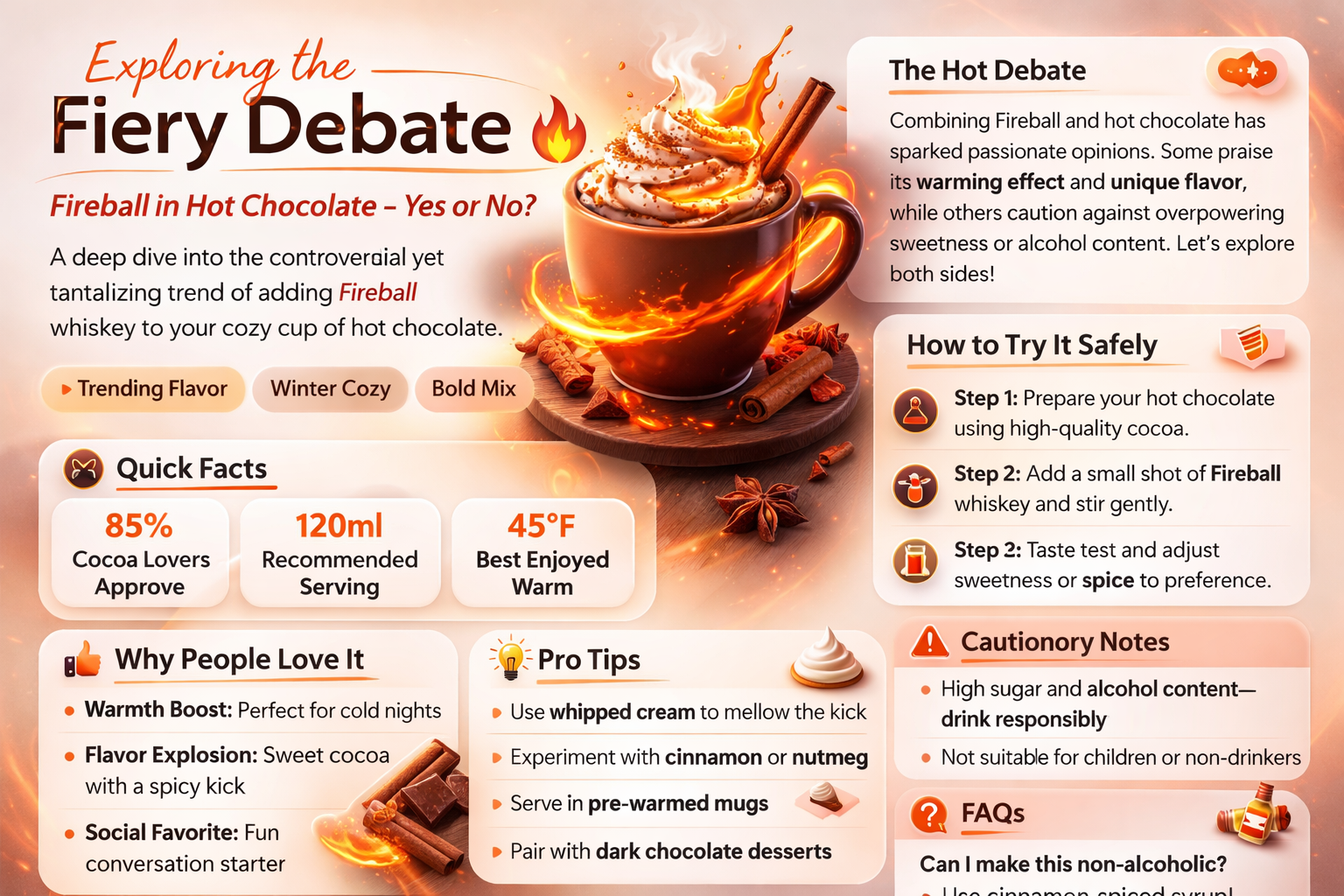 is fireball good in hot chocolate