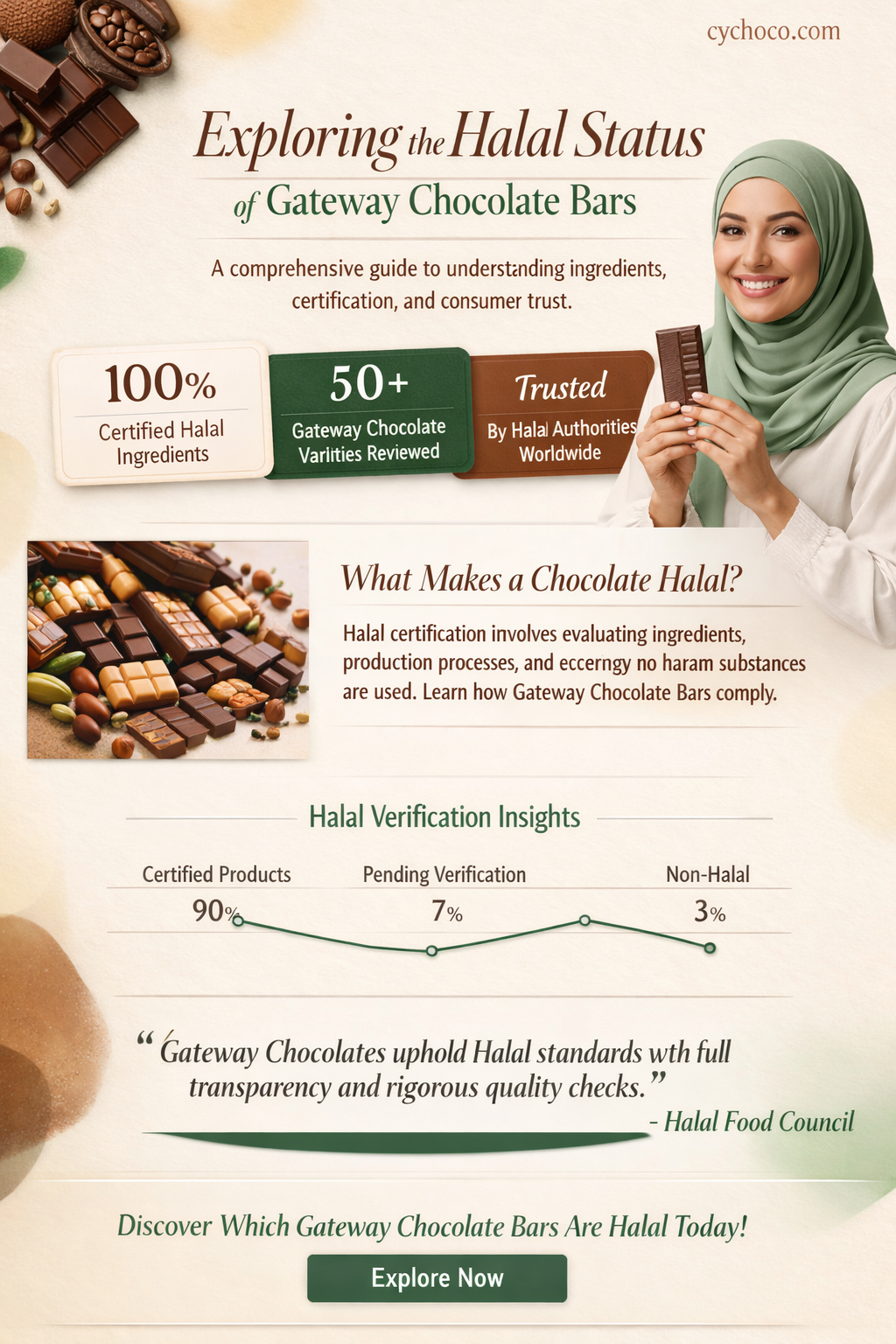 is gateway chocolate bar halal