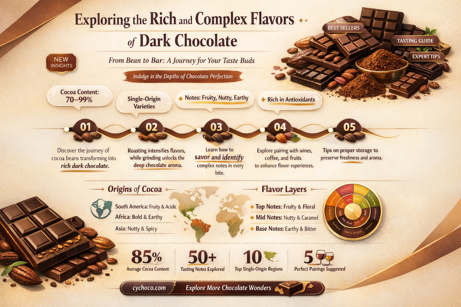 what does dark chocolate taste like