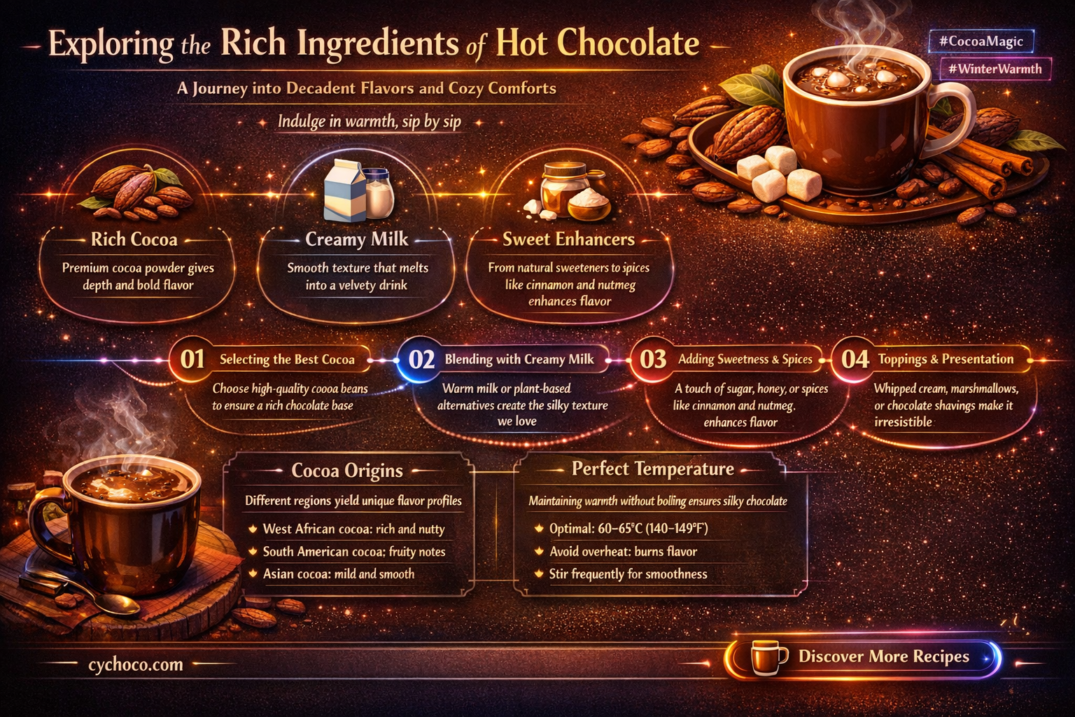 what is hot chocolate made of