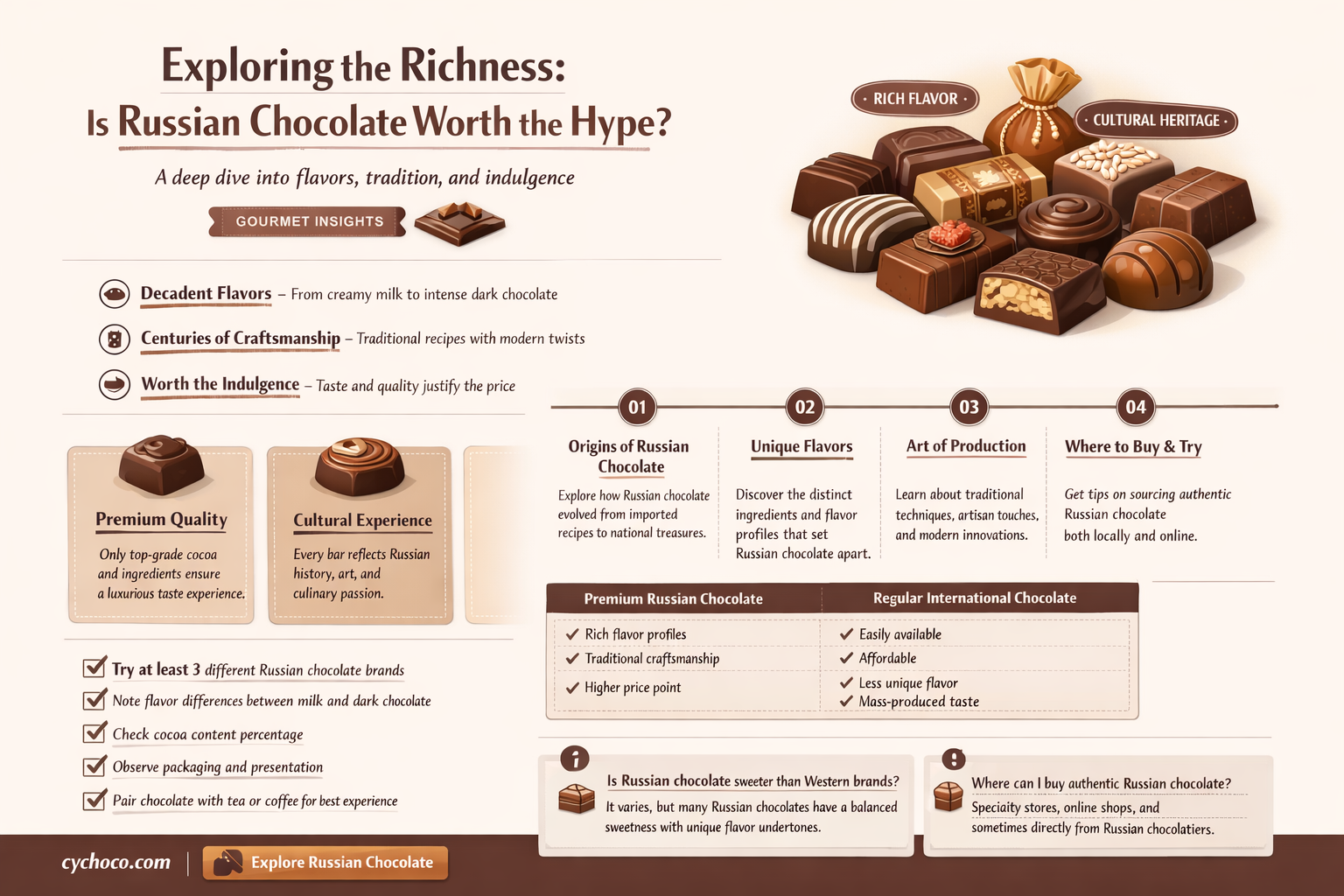 is russian chocolate good