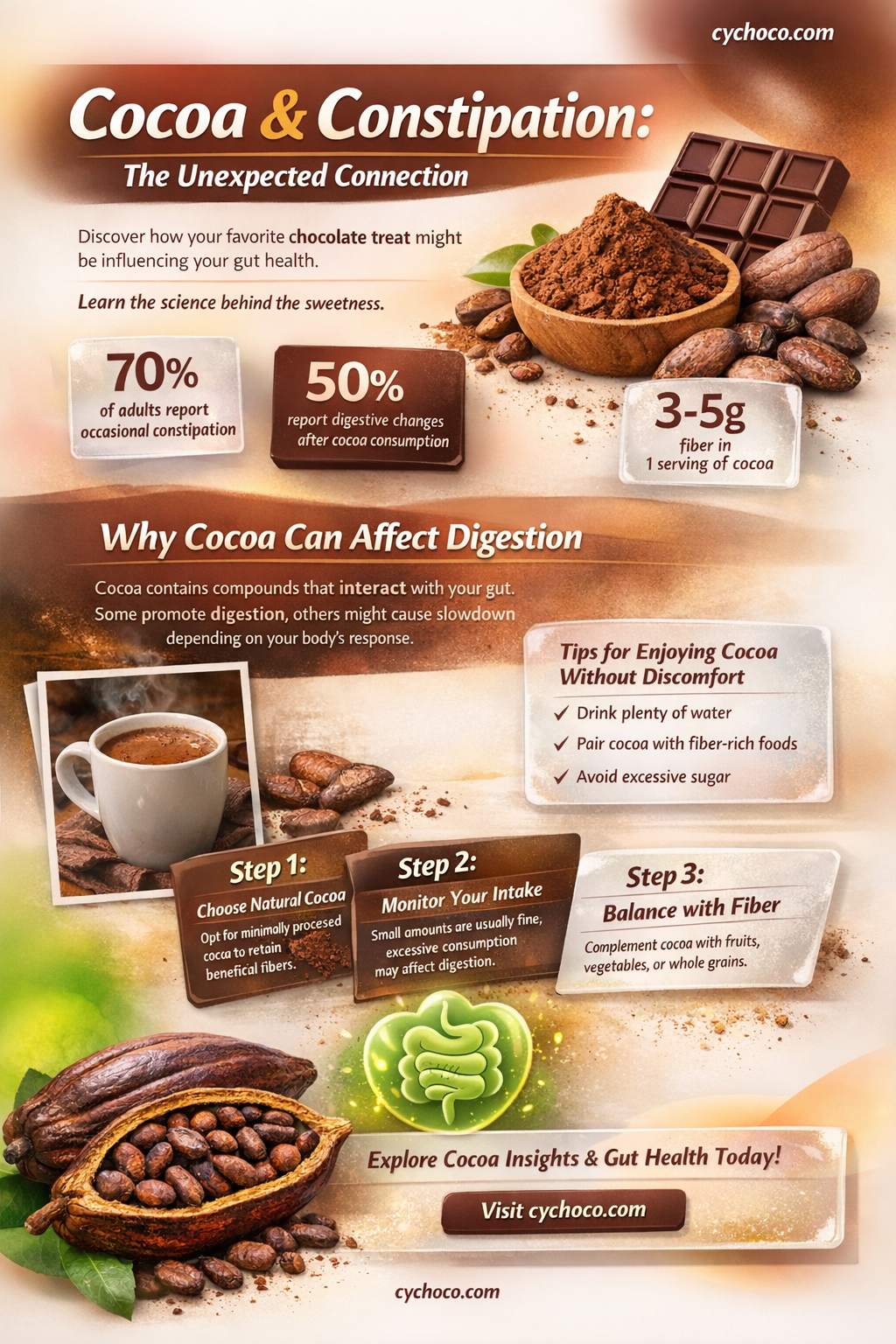 can cocoa make you constipated